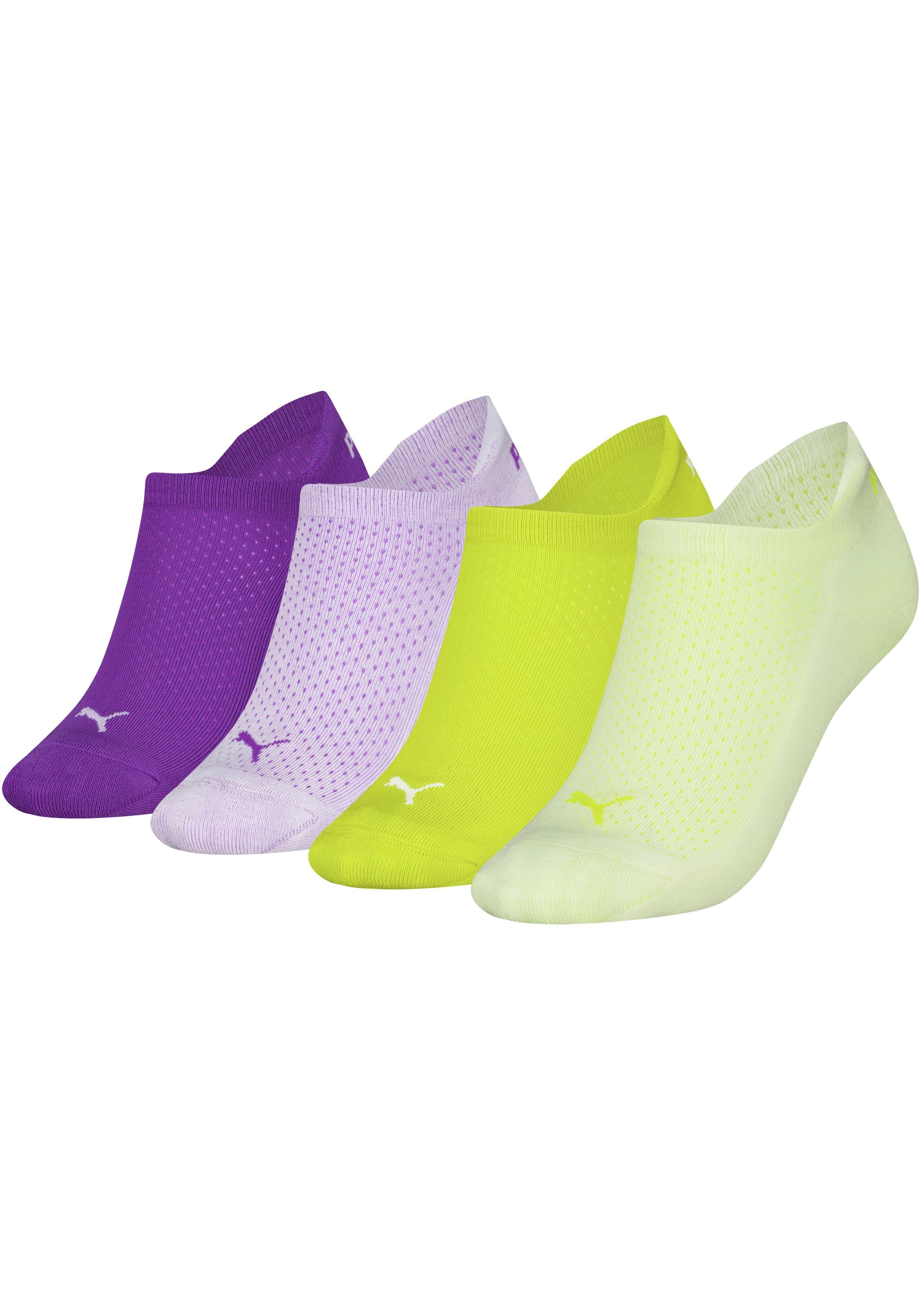 PUMA Sneakersocken (4-Paar) in stylischen Sommerfarben | Sneakersocken
