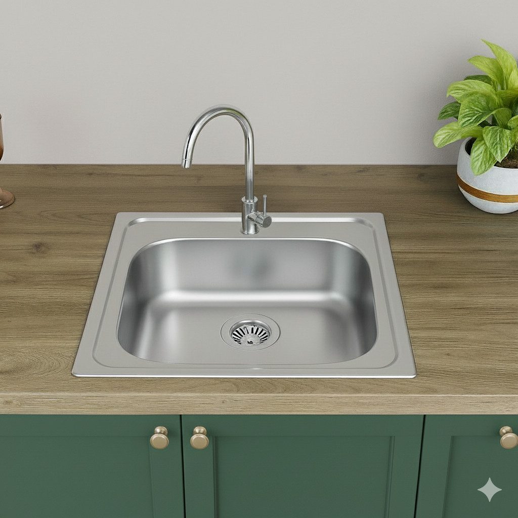 Faizee Home Edelstahlspüle Edelstahl Einbauspülen – Verschiedene Modelle, M günstig online kaufen