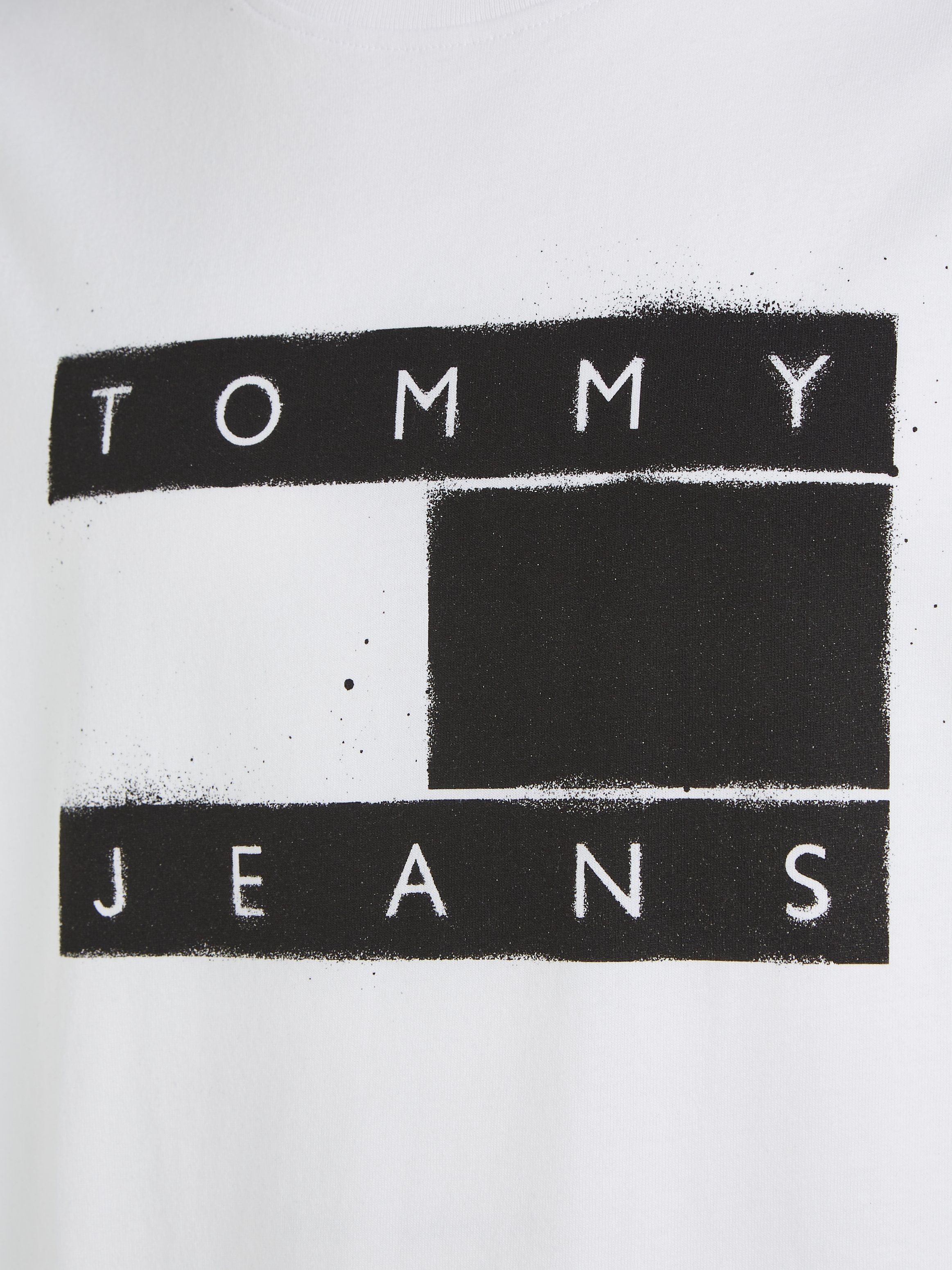 Jeans FLAG CLSC Tommy TJM SPRAY T-Shirt TEE White