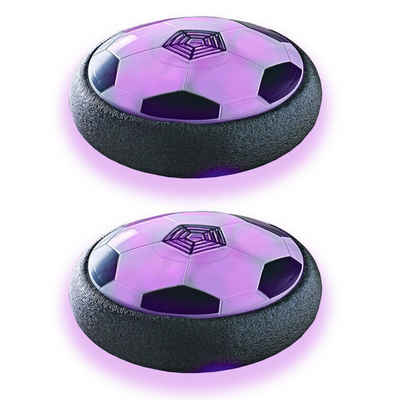 HAC24 Spielball »Luftkissen Fußball Schwebender Ball Scheibe Luft Fussball«, mit LED Beleuchtung Ø 21 cm