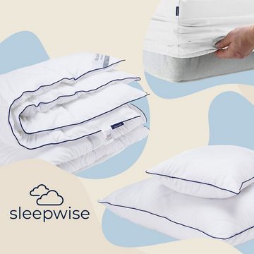 Bettwäsche Soft Wonder-Edition Bettwäsche, sleepwise, Mikrofaser-Fleece, 3 teilig, Mikrofaser Bettbezug Set mit Kissenbezug Kissen Hüllen Bettzeug