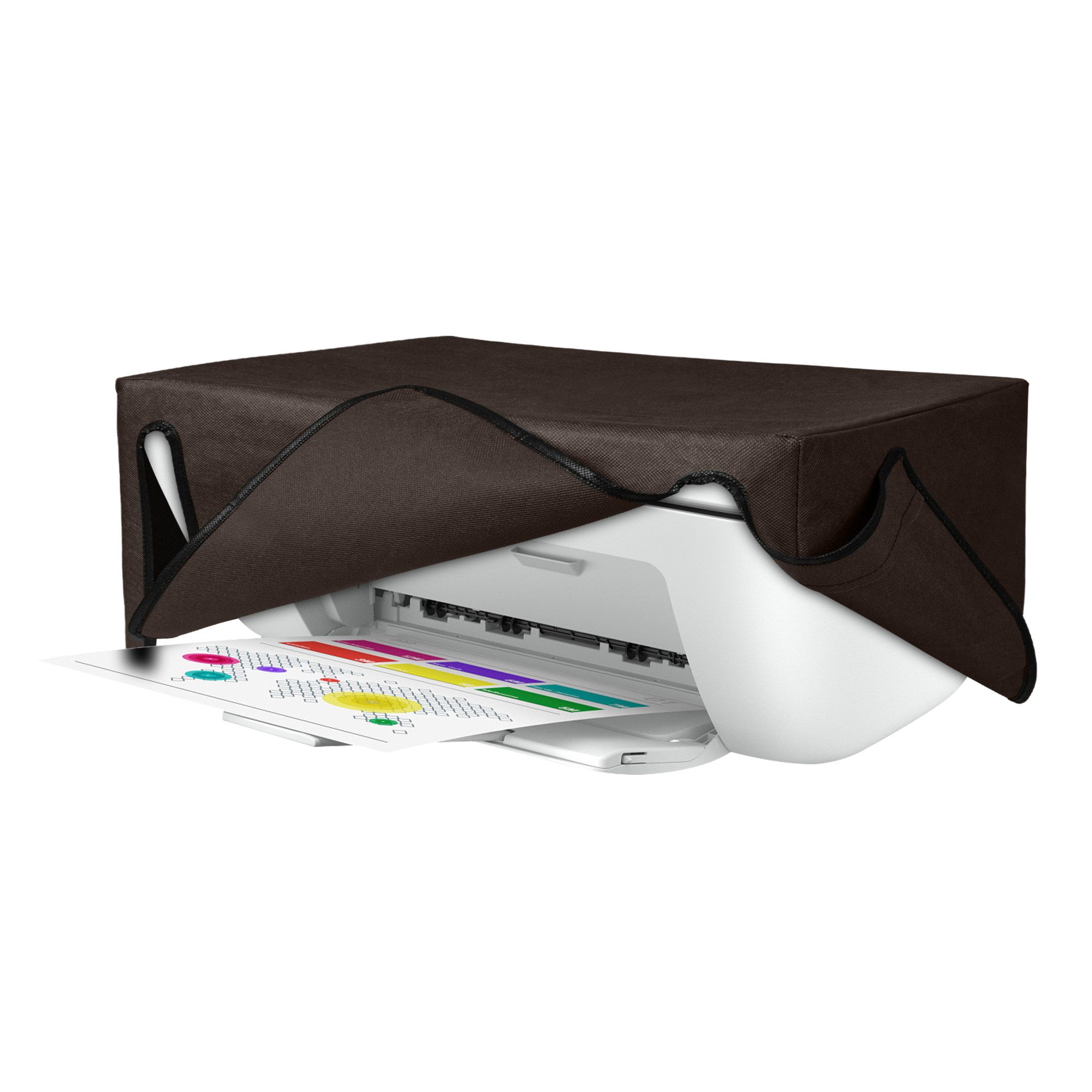 kwmobile Schutz-Set kwmobile Cover kompatibel mit HP DeskJet 2755e / DeskJet 2720e / 2710e, 1x Universal Kopfhörer Haken für In-Ear Headphones