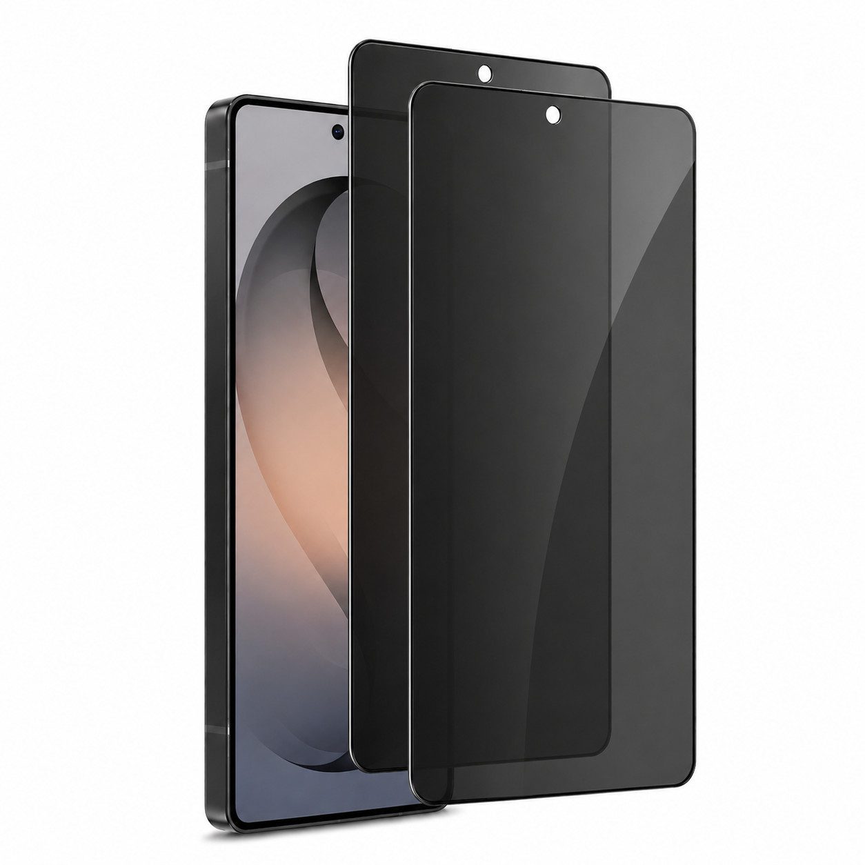 Ventarent Displayschutzglas Privacy Schutzglas für Samsung Galaxy S26 Serie für Samsung Galaxy S26, 2er Set, 2 Stück, Blickschutz, 9H Glas, casefreundlich