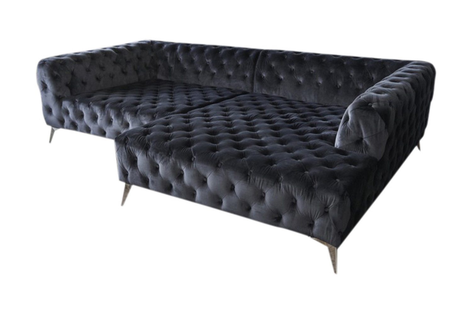 KAWOLA Ecksofa NARLA, Couch Chesterfield L-Form günstig online kaufen