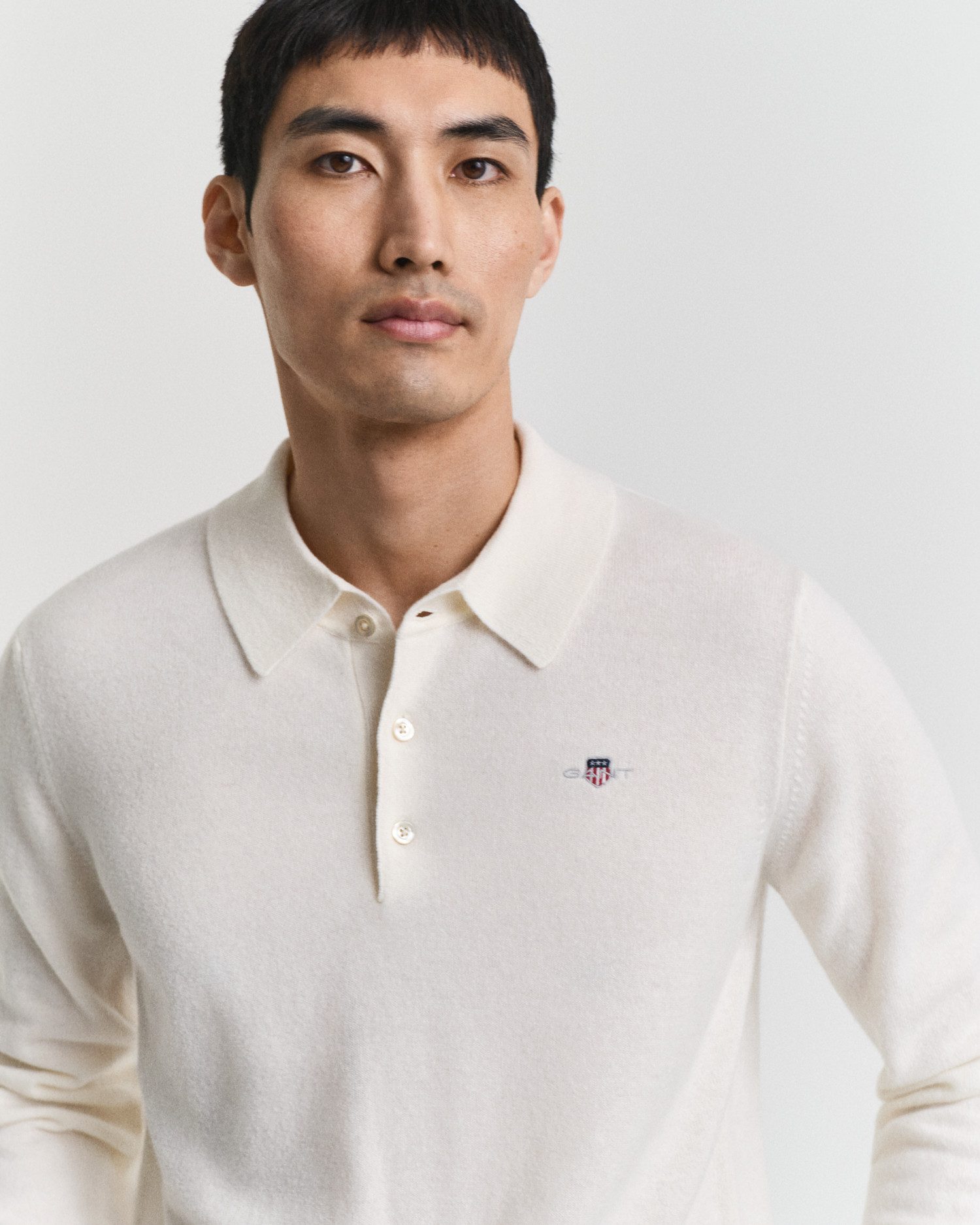 Gant Strickpullover Superfine Lambswool Polopullover