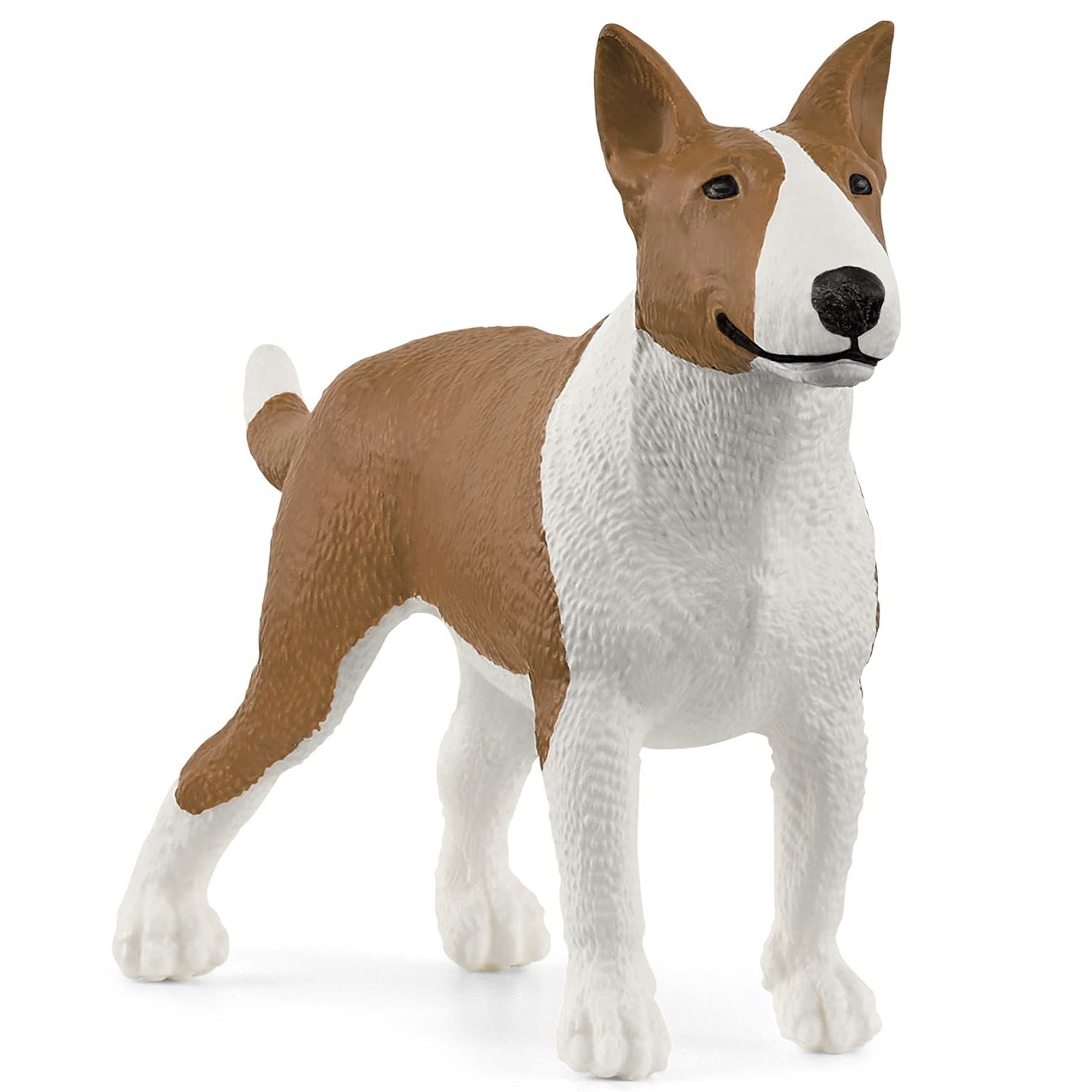 Spielfigur Schleich Farm World - Bullterrier Hund, Figur für Kinder 3+