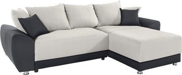 COLLECTION AB Ecksofa Riviera L-Form, LED-RGB-Beleuchtung