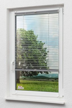 Jalousie Alu 25mm klemmen Silber, LYSEL®, HxB 130x45cm