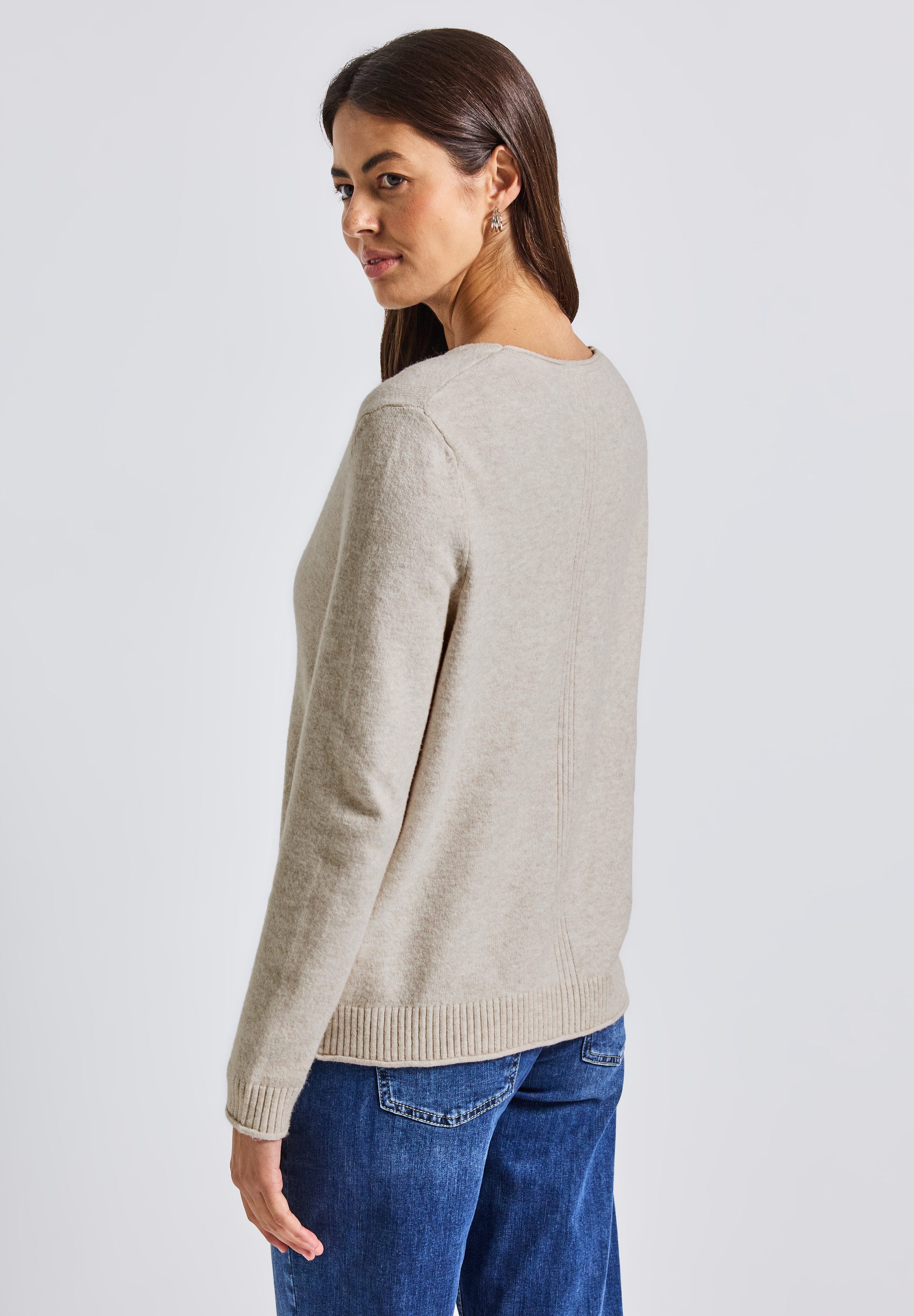 STREET ONE Cardigan mit V-Ausschnitt günstig online kaufen