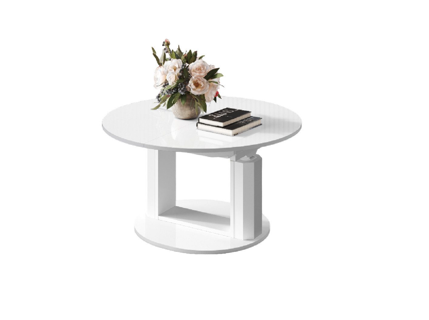 designimpex Couchtisch Design HEM-111 Hochglanz ausziehbar günstig online kaufen