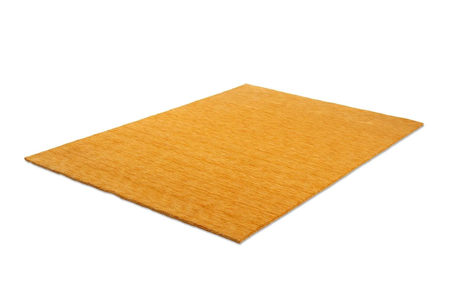 RUG N' ROLL Wollteppich Luxus Designerteppich; moderner uni Teppich aus reiner Schurwolle, Rechteckig