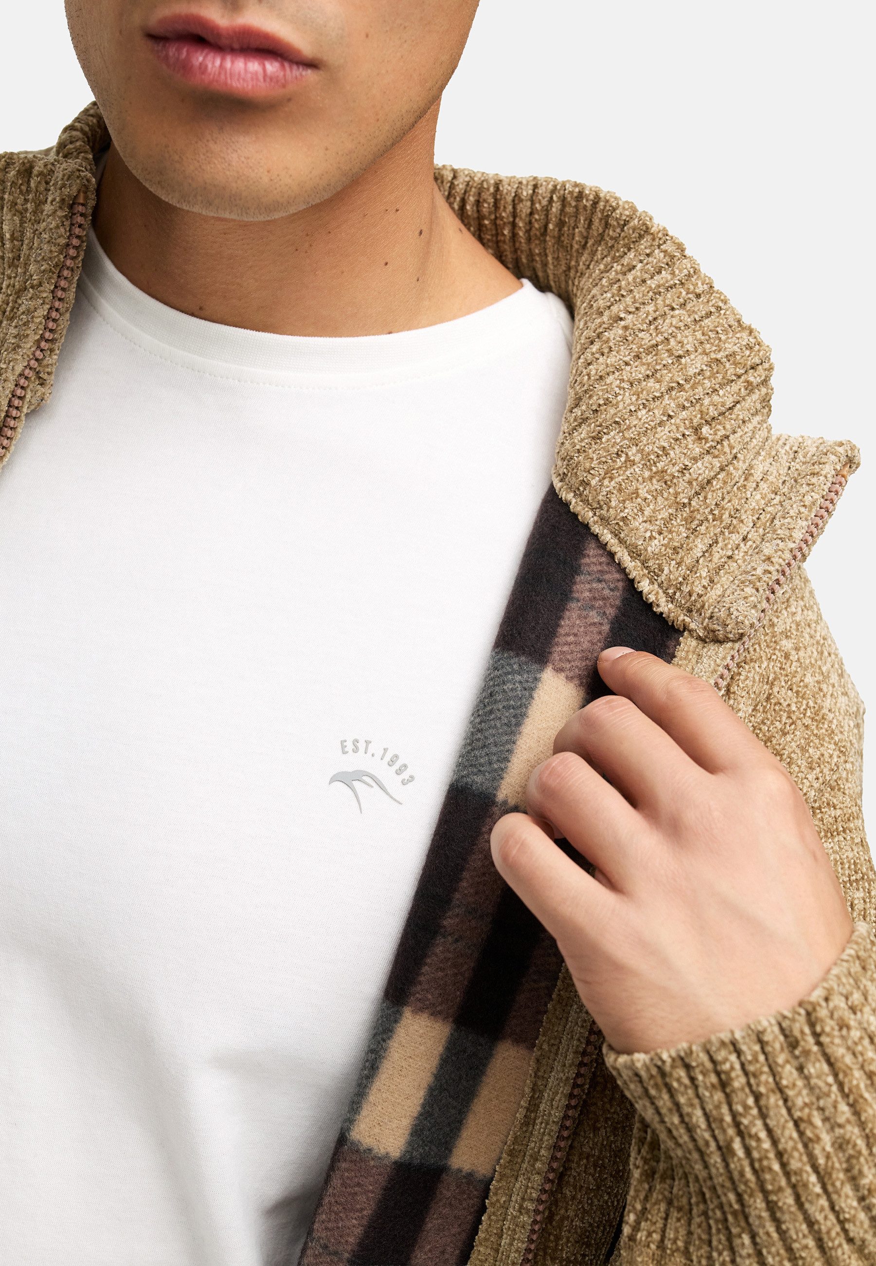Indicode Cardigan Herren INFilion Herrenstrickjacke