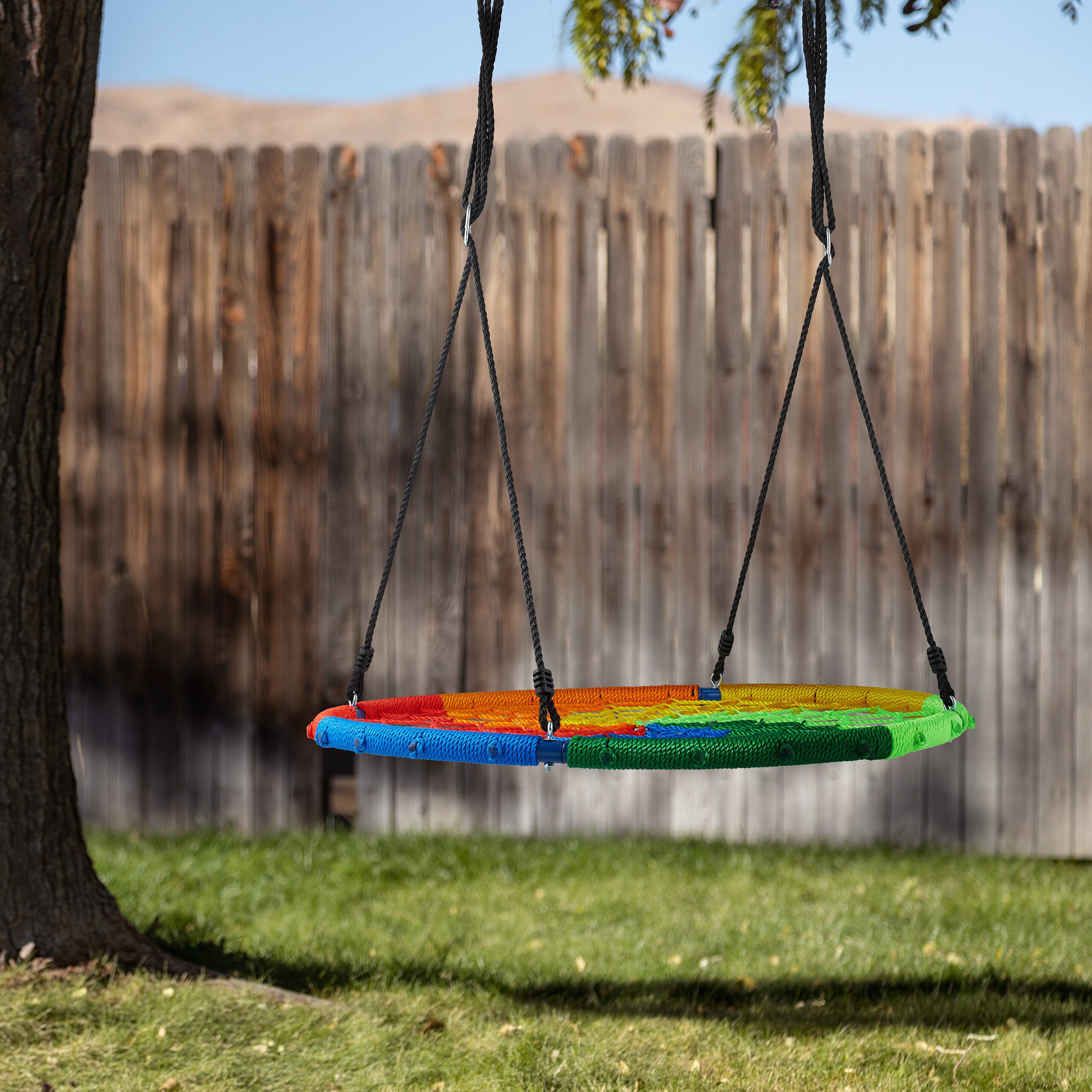 relaxdays Nestschaukel Farbenfrohe Nestschaukel 100 cm günstig online kaufen