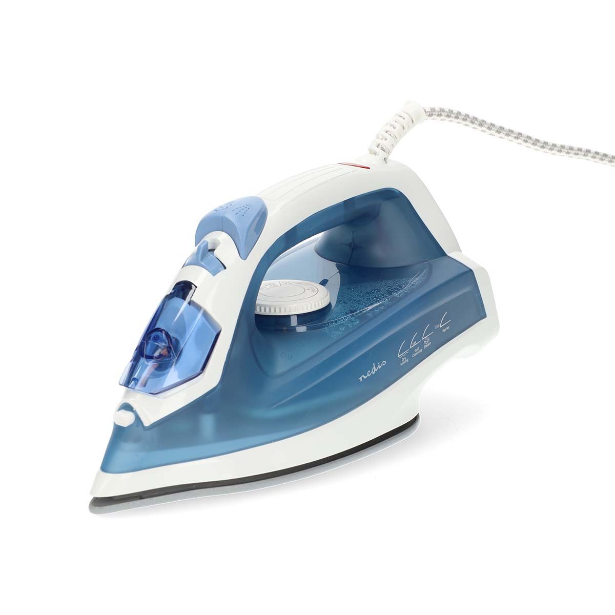Nedis Dampfbürste IRON500, 2000 W, Dampffunktion, Keramiksohle, ergonomisches Design für müheloses Bügeln