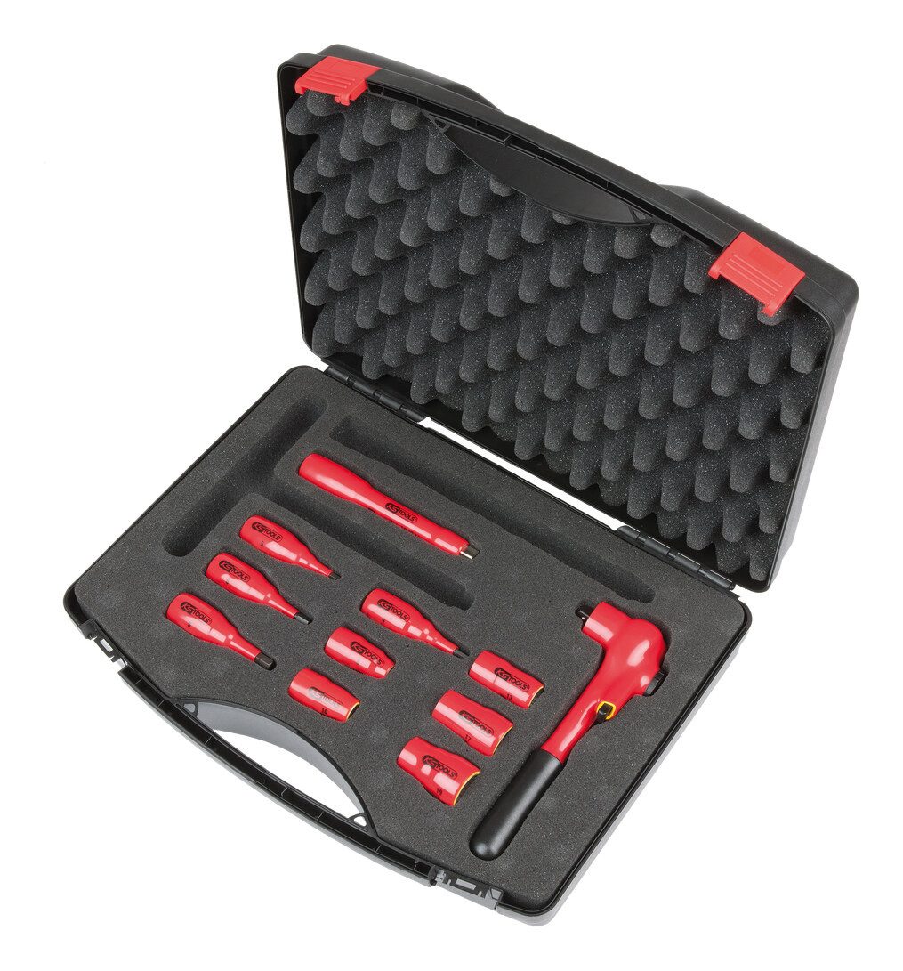 Thumbnail - KS Tools Steckschlüssel (11 St), 3/8" Satz mit isolierten Werkzeugen, 11-teilig