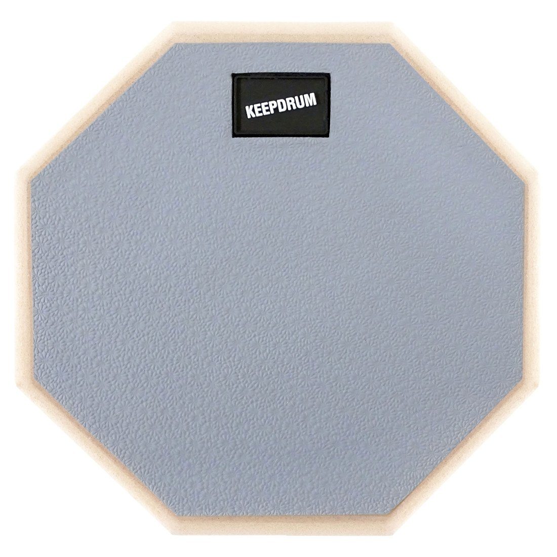 keepdrum Schlagzeug keepdrum DP-GY8 Practice Pad Grau mit Stativ und Sticks,mit Stativ, und Drumsticks