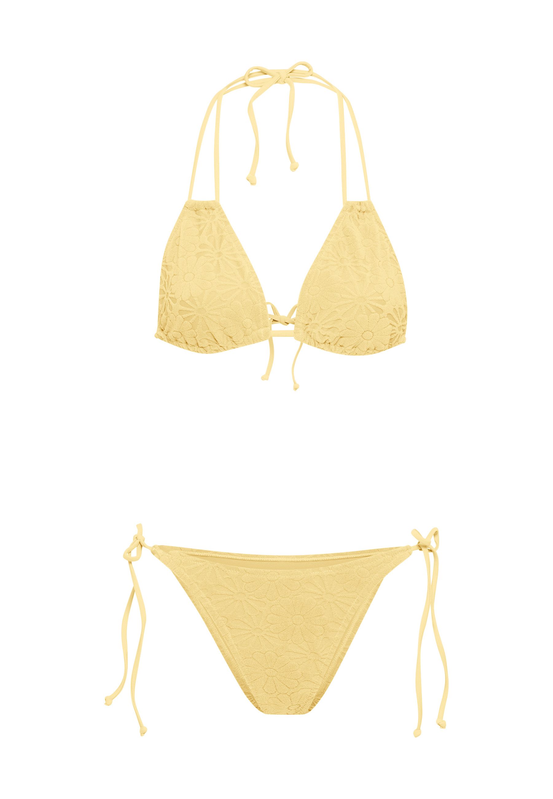 LSCN by LASCANA Triangel-Bikini aus trendiger Strukturware