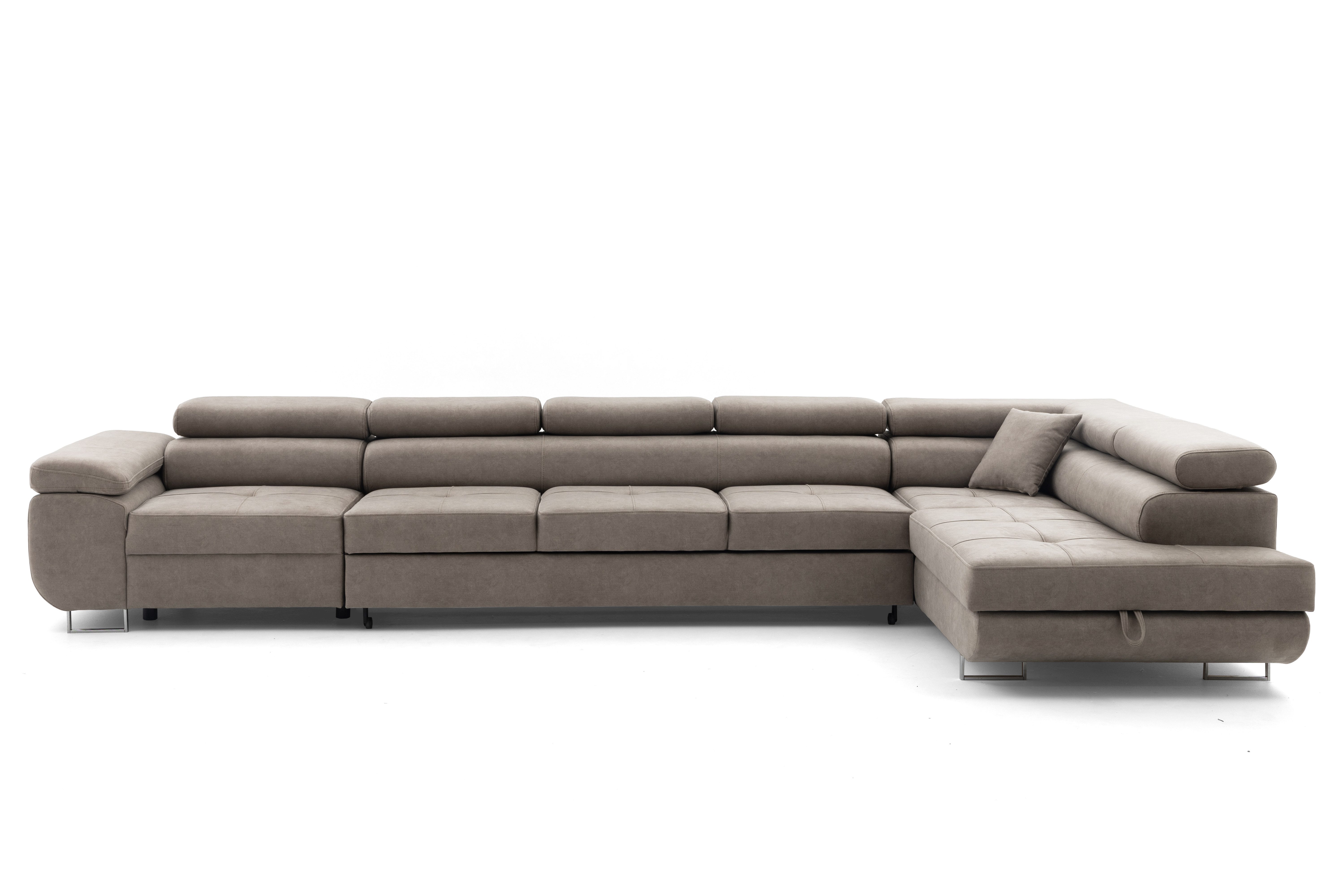 NEXT COLLECTION Ecksofa WILD XXL, mit Bettkasten, Hohe Metallfüße, verstell günstig online kaufen