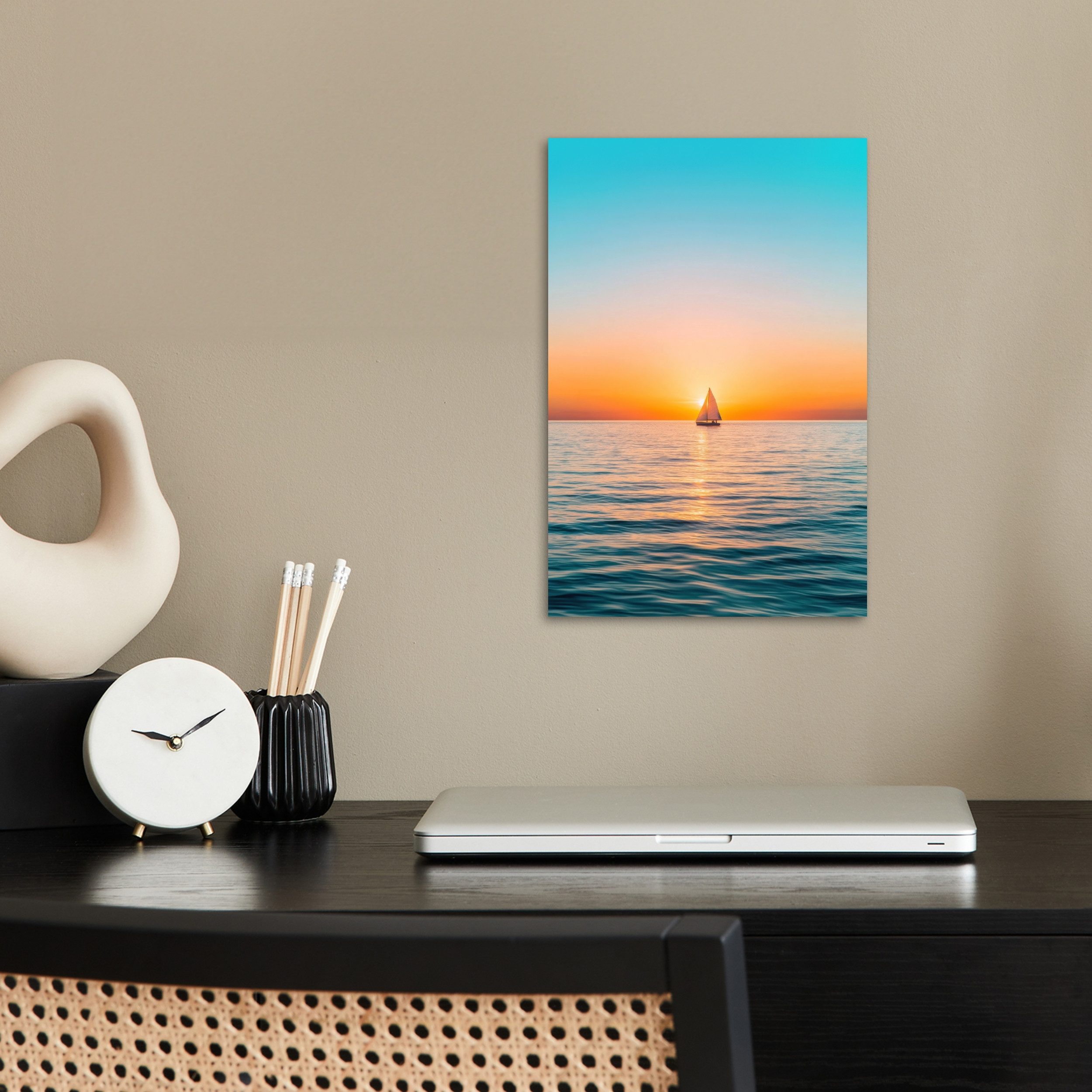 MuchoWow Poster Meer - Segelboot - günstig online kaufen