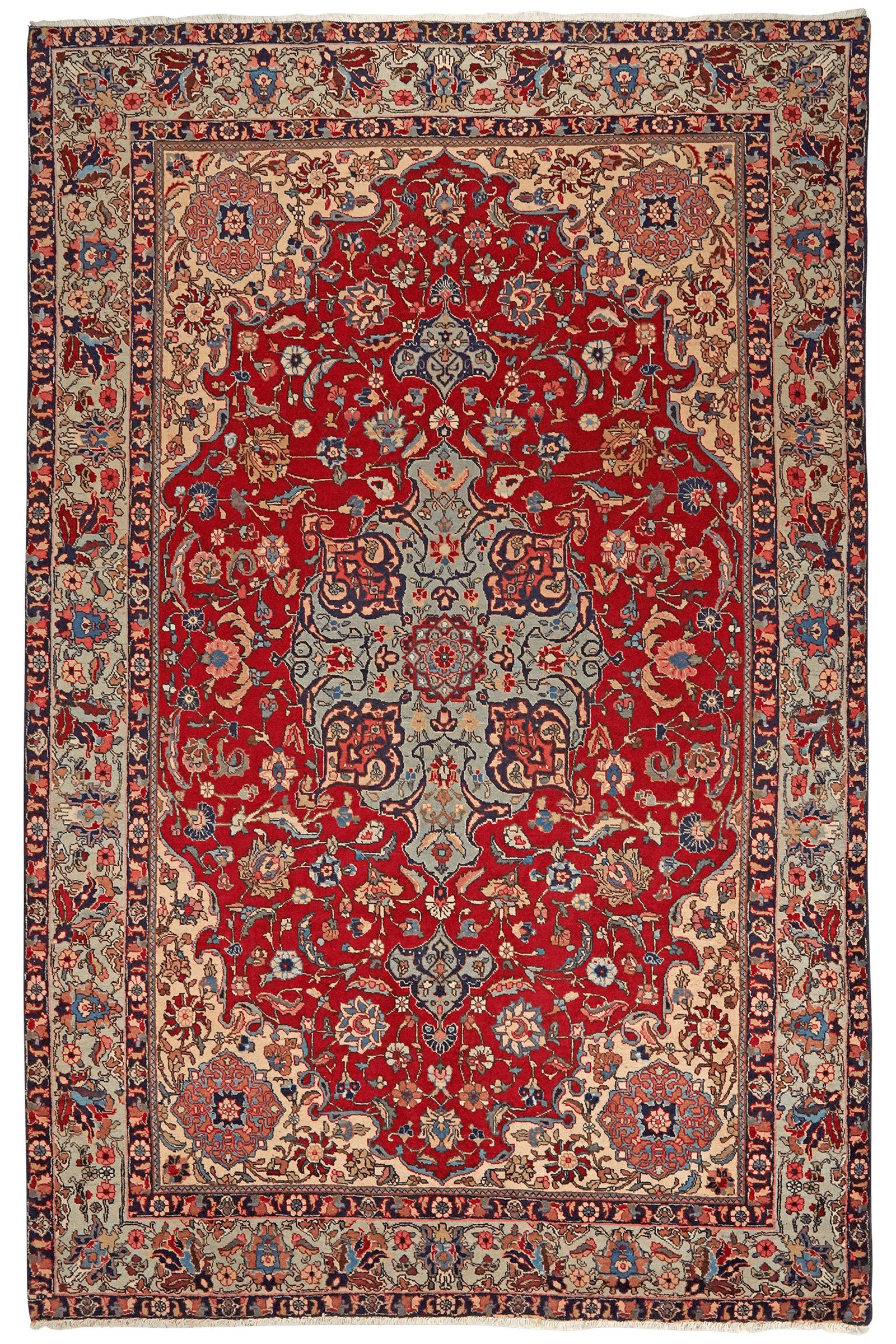 Looma Teppich Tabriz Old, rechteckig, Höhe: 6 mm, Tabriz Old, Schurwolle, Unikat
