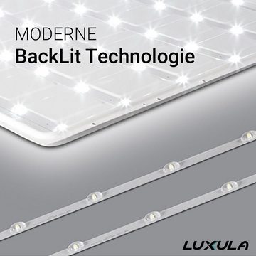 LUXULA LED Panel 6er Pack LED BackLit Panel UGR<19, 62x62, 40W, 4400 lm, 4000K, 90°, LED fest integriert, neutralweiß