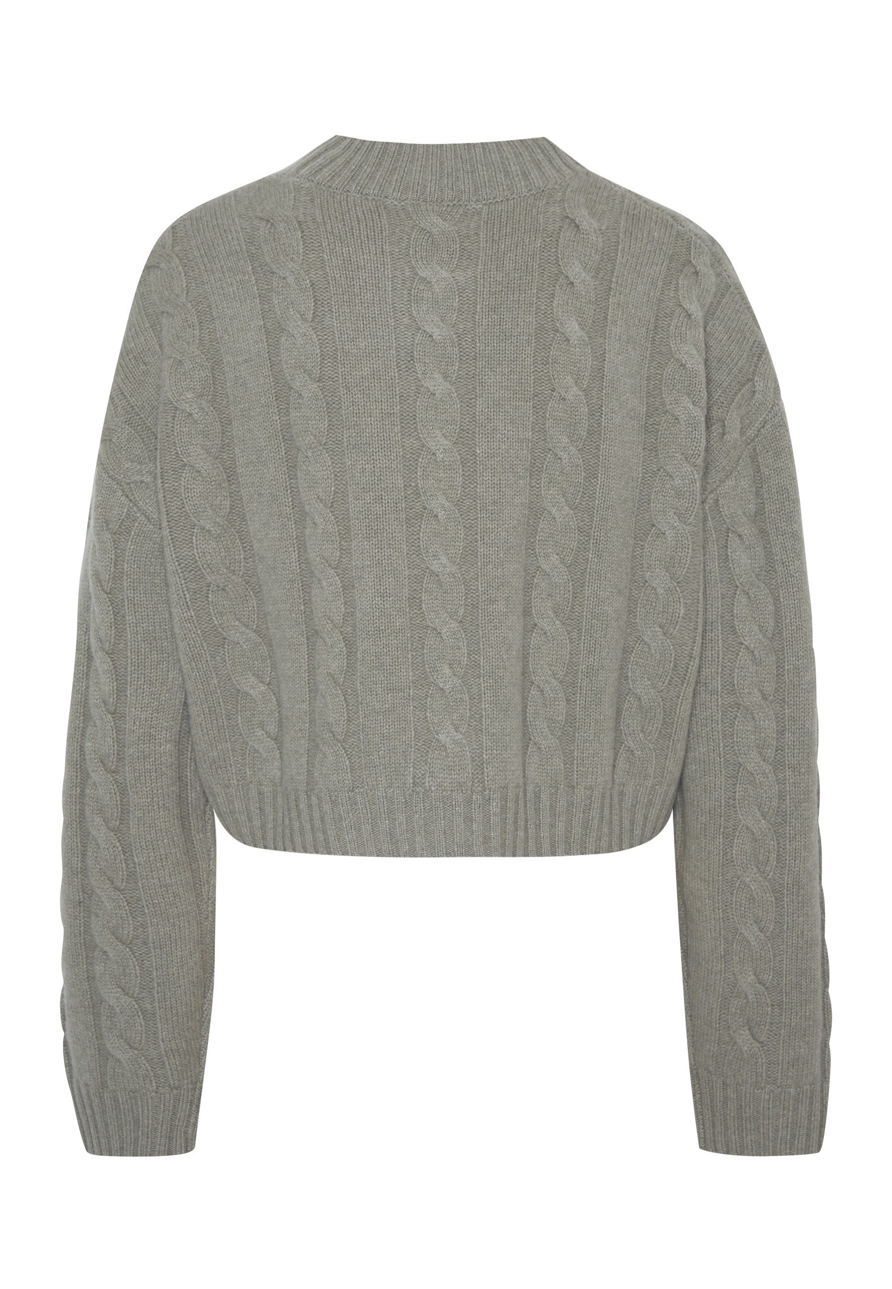 Style Republic Rollkragenpullover Merino- Kaschmir Gemisch OVERSIZED KURZER