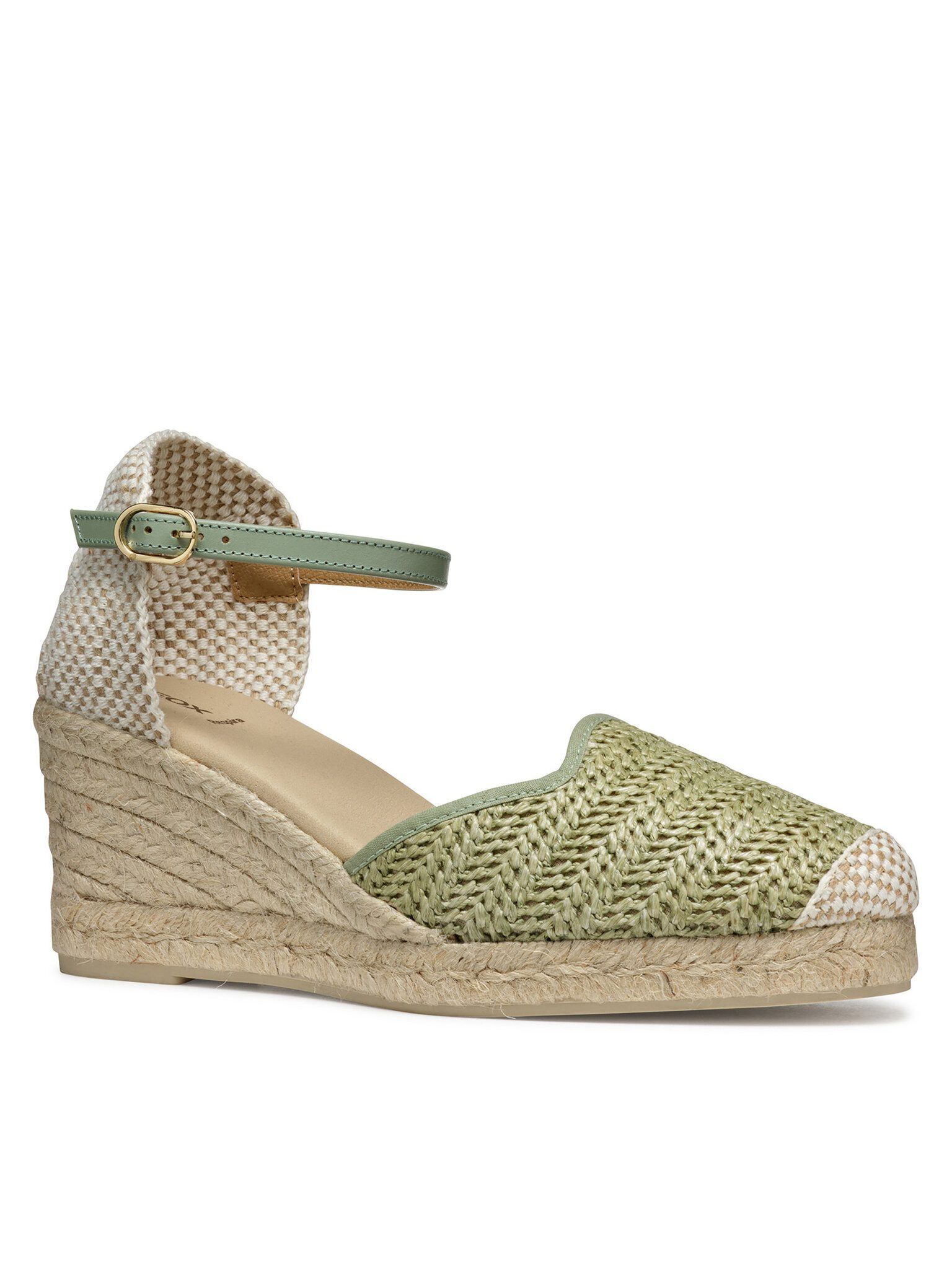 Geox Geox Damen Espadrilles Grün D55NGE-02MLM C3002 Espadrille