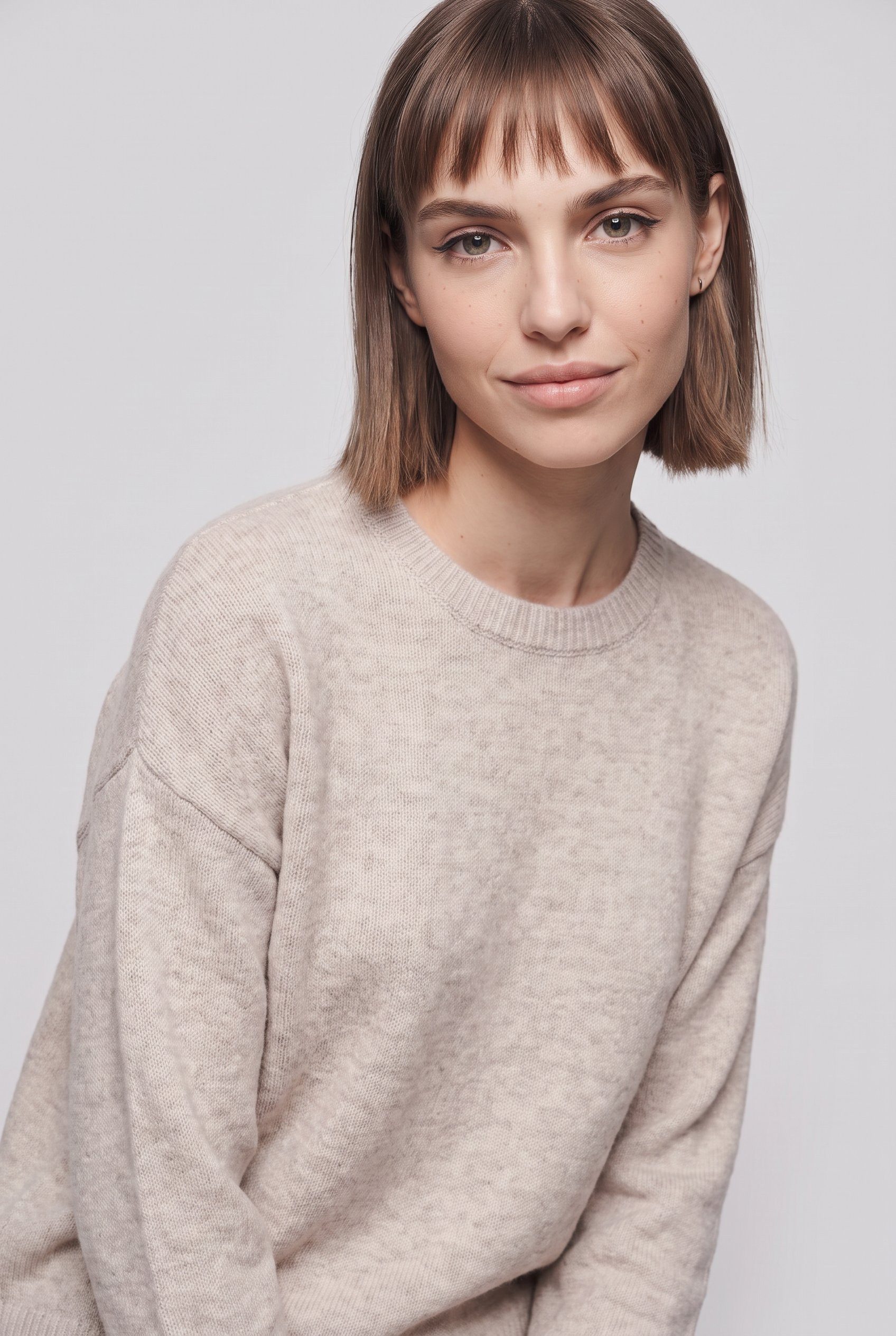 ONLY Strickpullover ONLOLIVIA LS O-NECK CC KNT Materialmix, regular fit