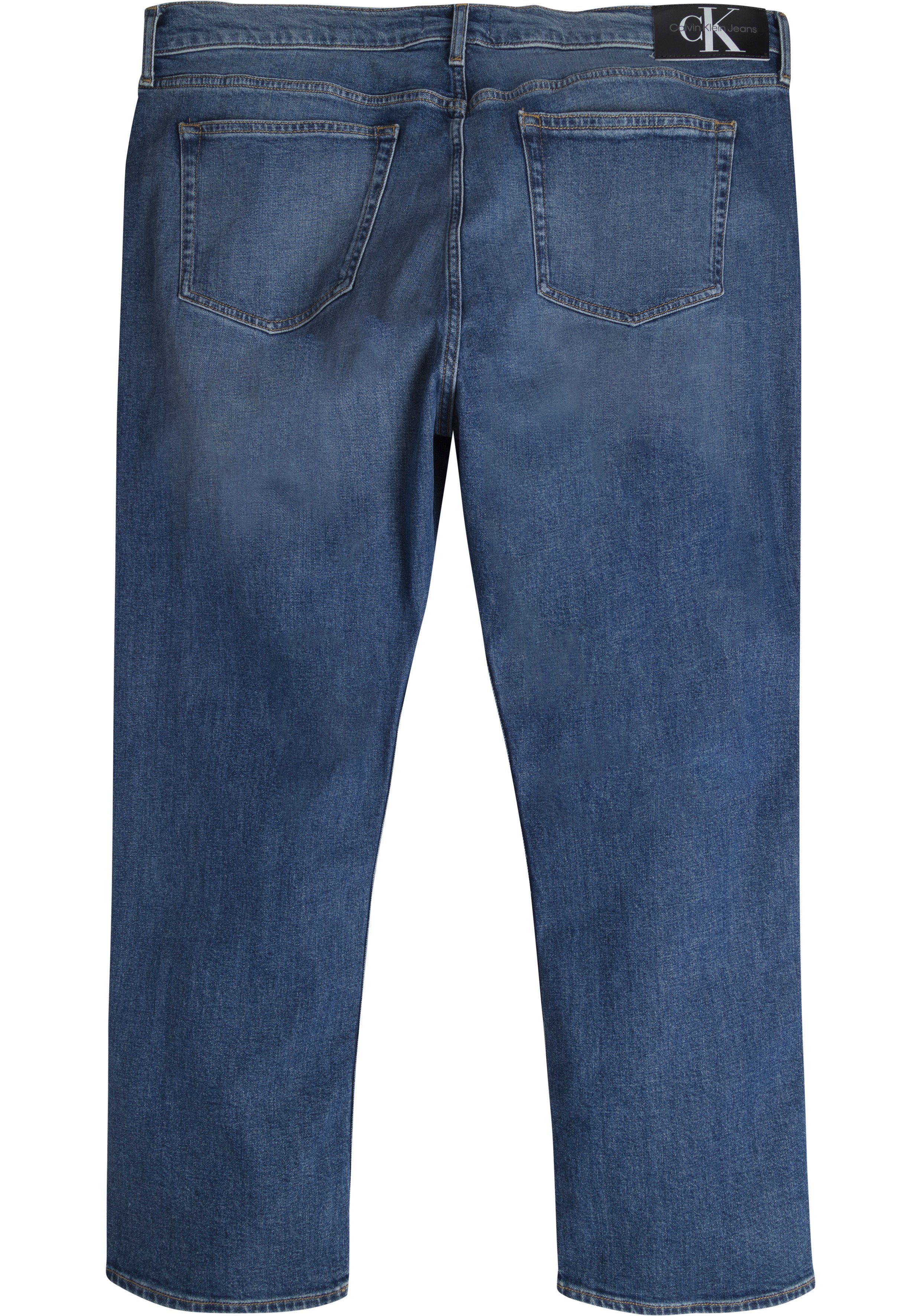 REGULAR Calvin Plus Calvin blue Knopf Jeans Jeans mit TAPER Klein PLUS Tapered-fit-Jeans dark Klein