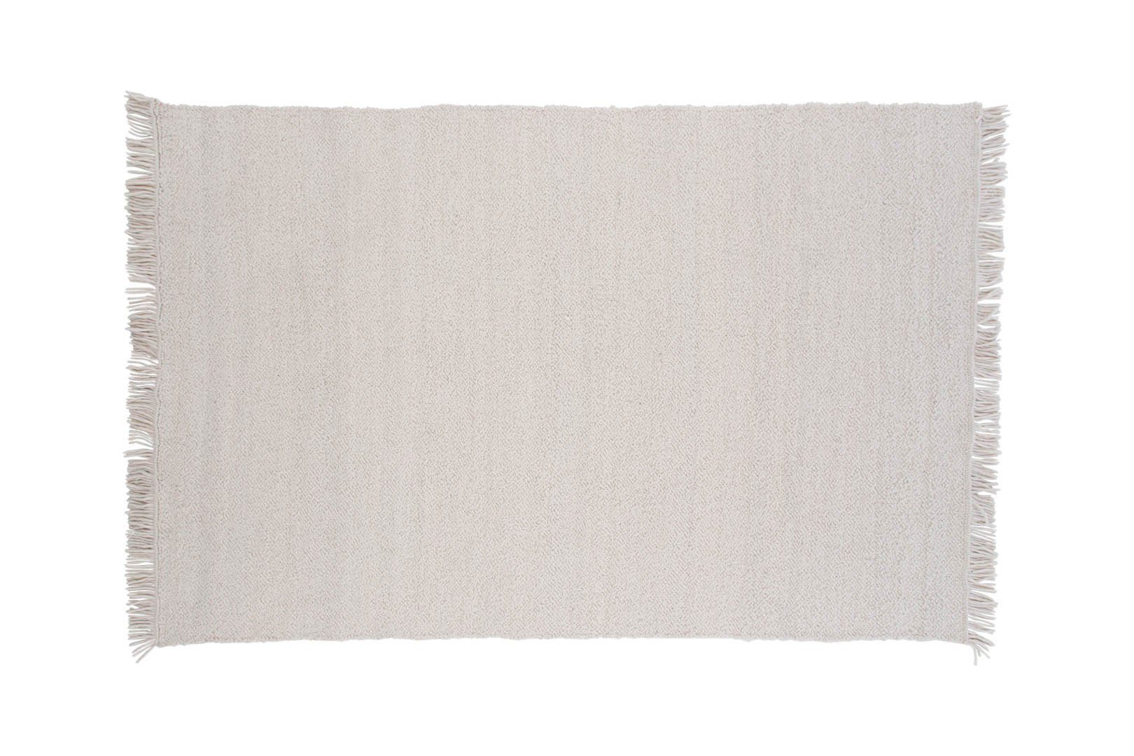 Teppich Betina Teppich 300x200 cm Wolle weiß., ebuy24, Höhe: 2 mm