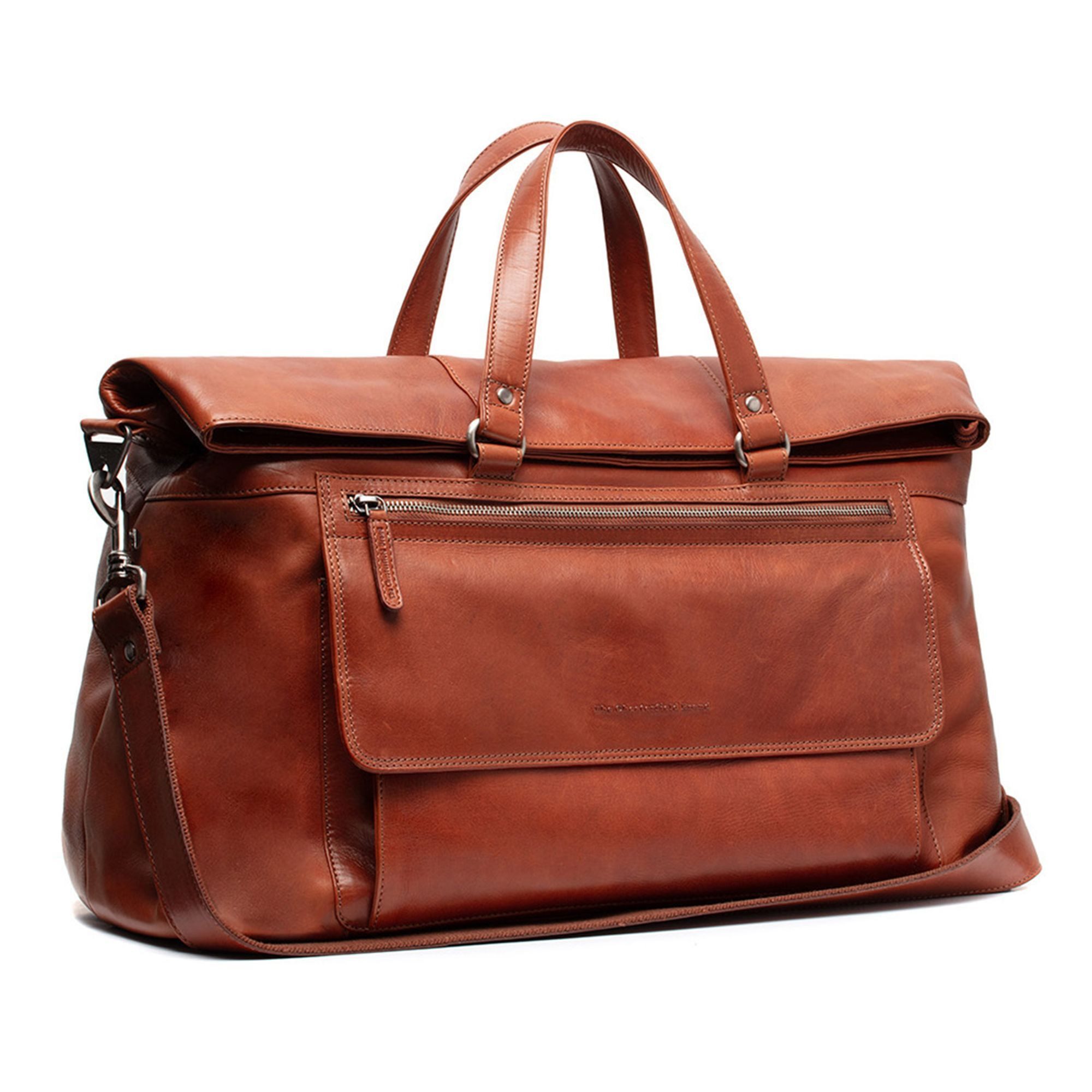 The Chesterfield Brand Weekender Lazio Leder Ausstattungen Handyfach ReiBverschlussfach