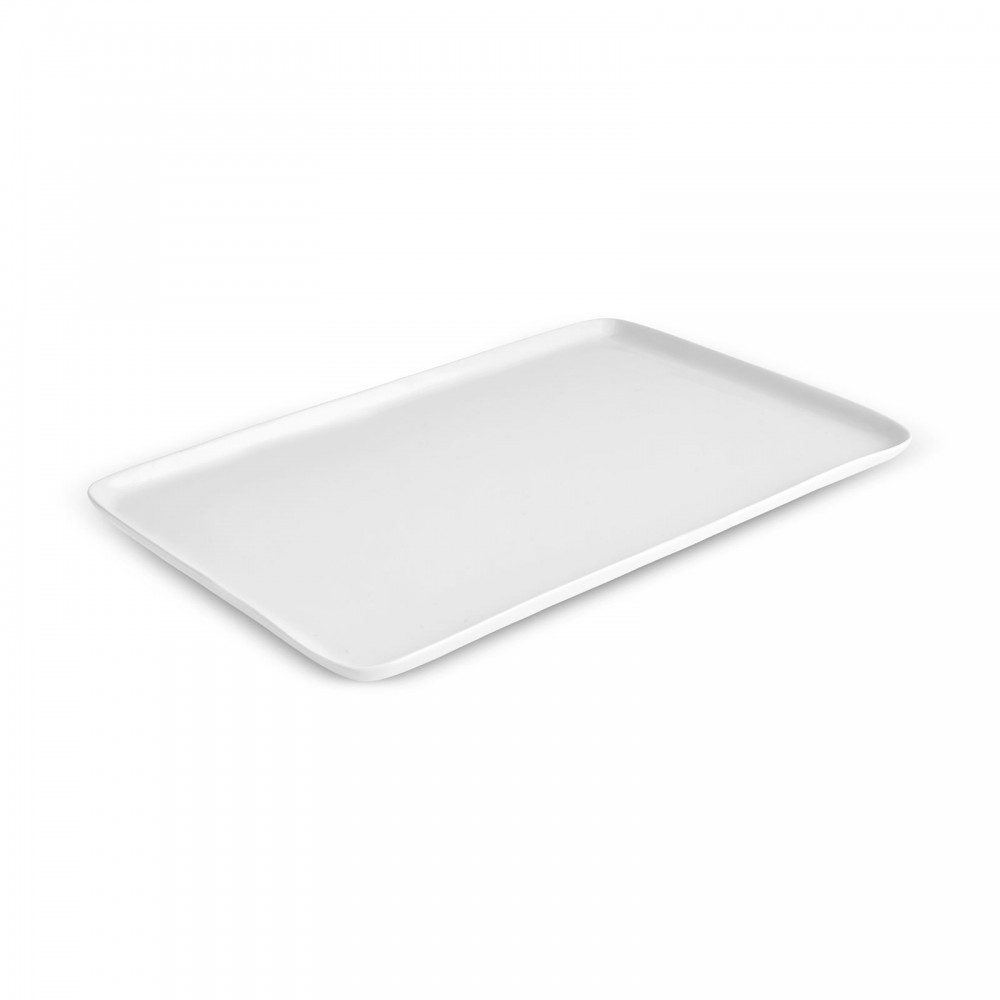 Servierständer Karaca Epsilon White Rechteckige Servierplatte Servierteller, 44 Cm
