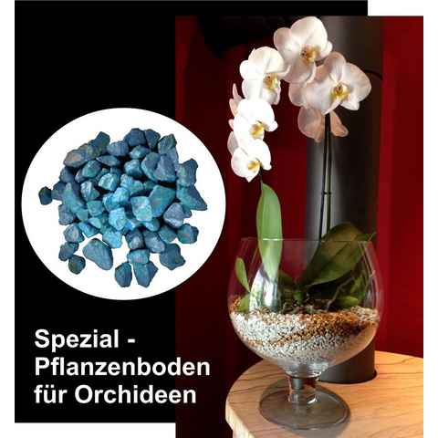 colomi Pflanzgranulat Spezial Pflanzboden für Orchideen - patentiert blau, mit Ionenaustauscher, 1 Liter