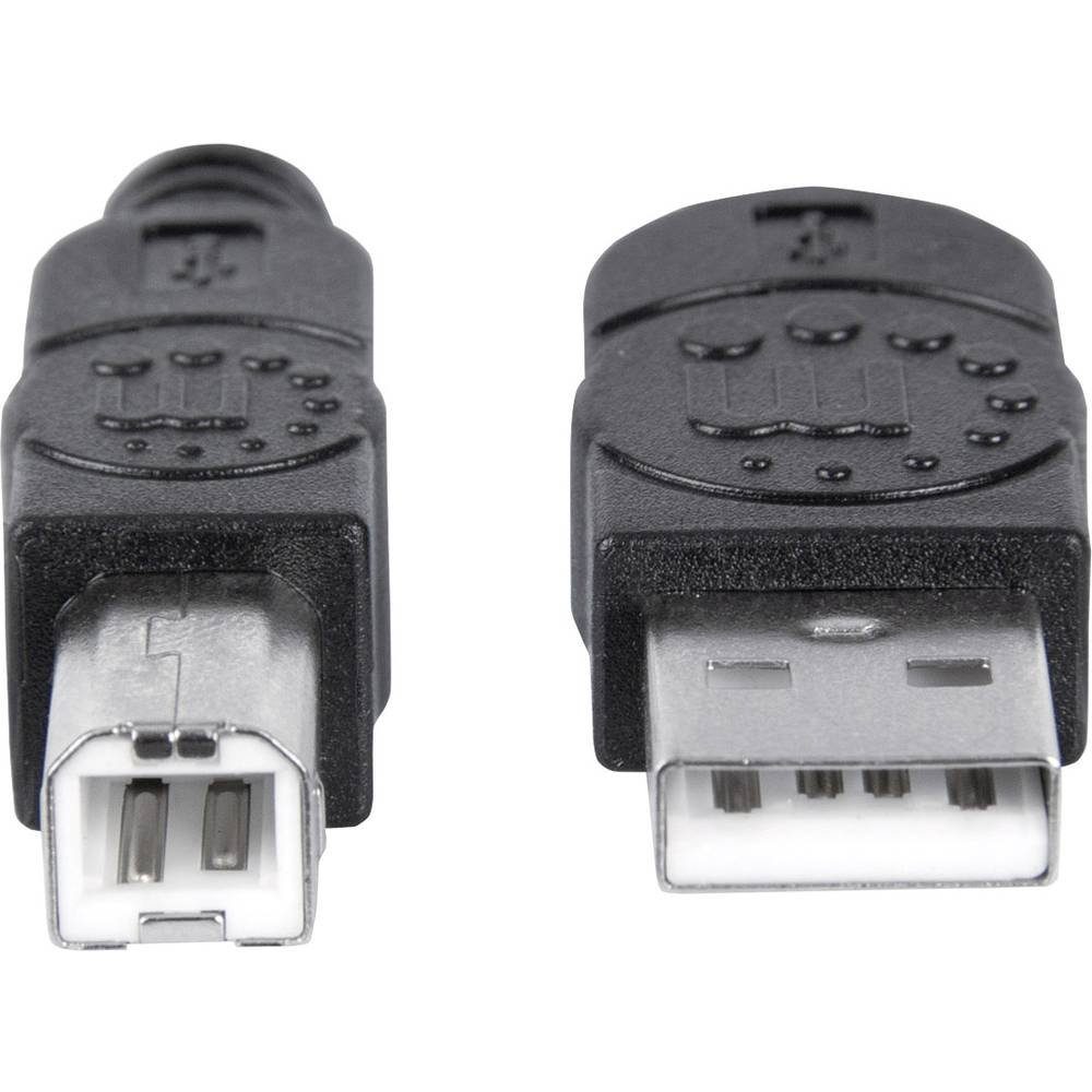 MANHATTAN Hi-Speed USB Stecker USB 2 USB-Kabel Typ B Anschlusskabel A