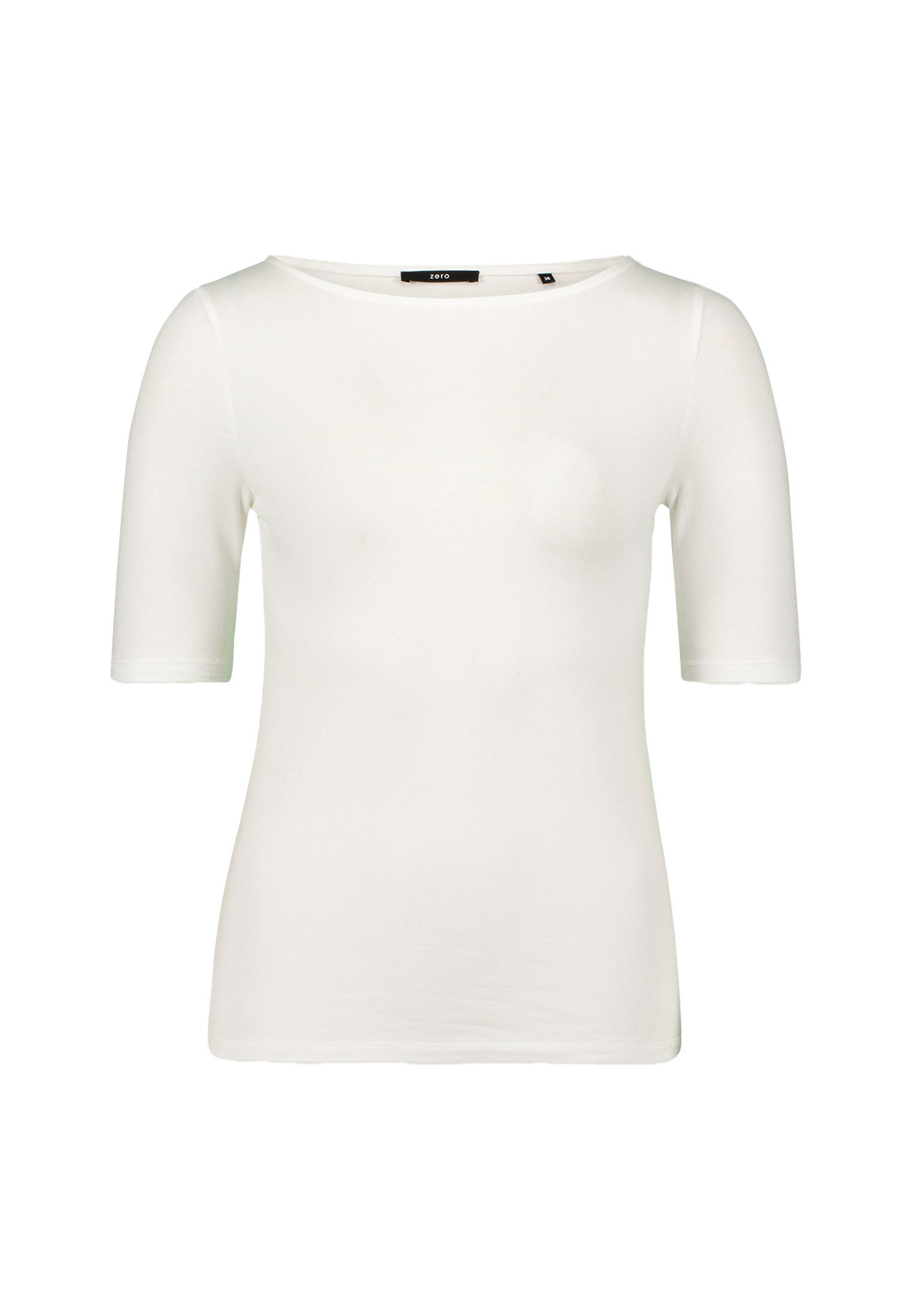 Zero Kurzarmshirt zero Modalshirt mit U-Bootausschnitt günstig online kaufen