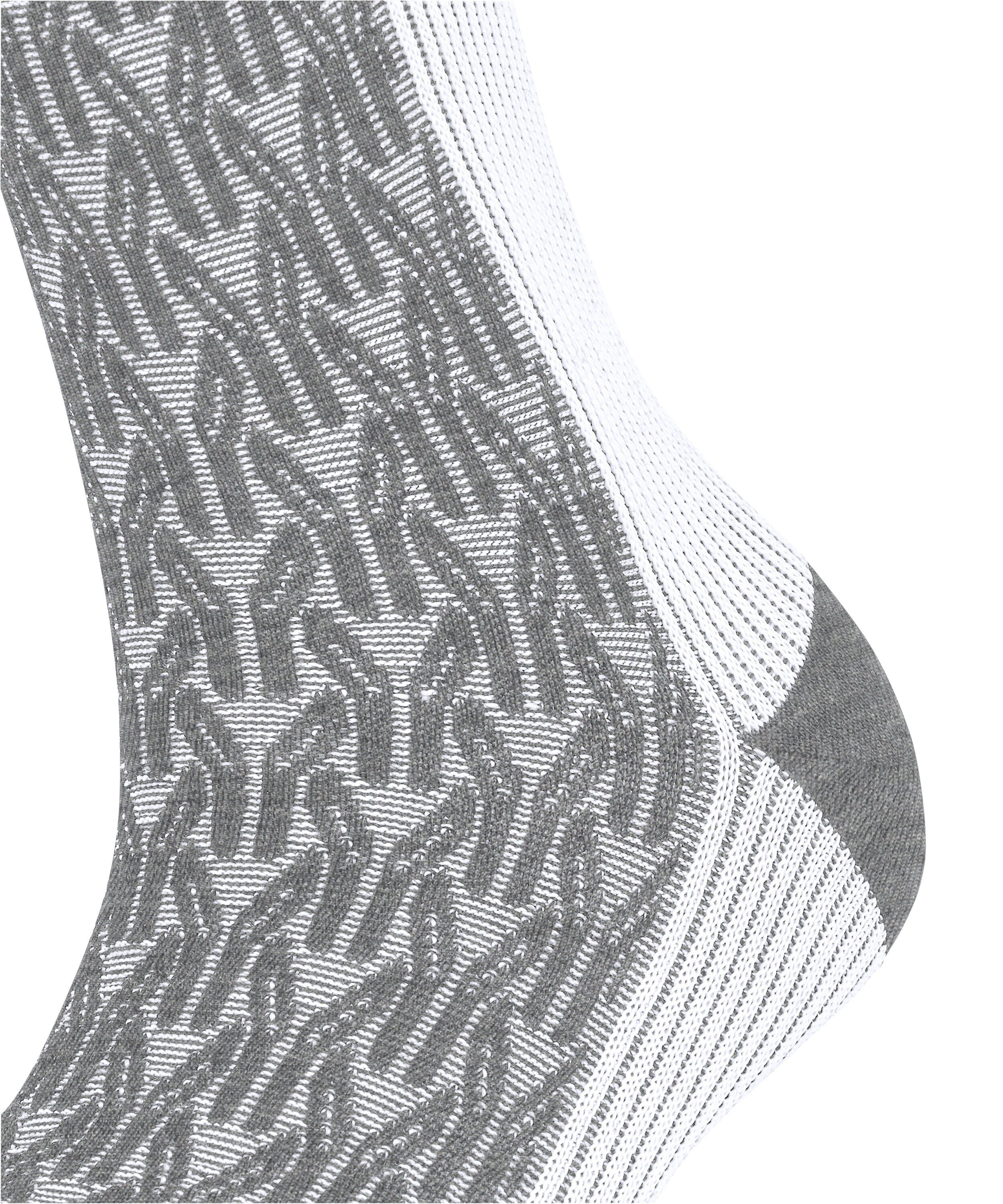 FALKE Immersive light (3830) mel. (1-Paar) grey Mesh Socken