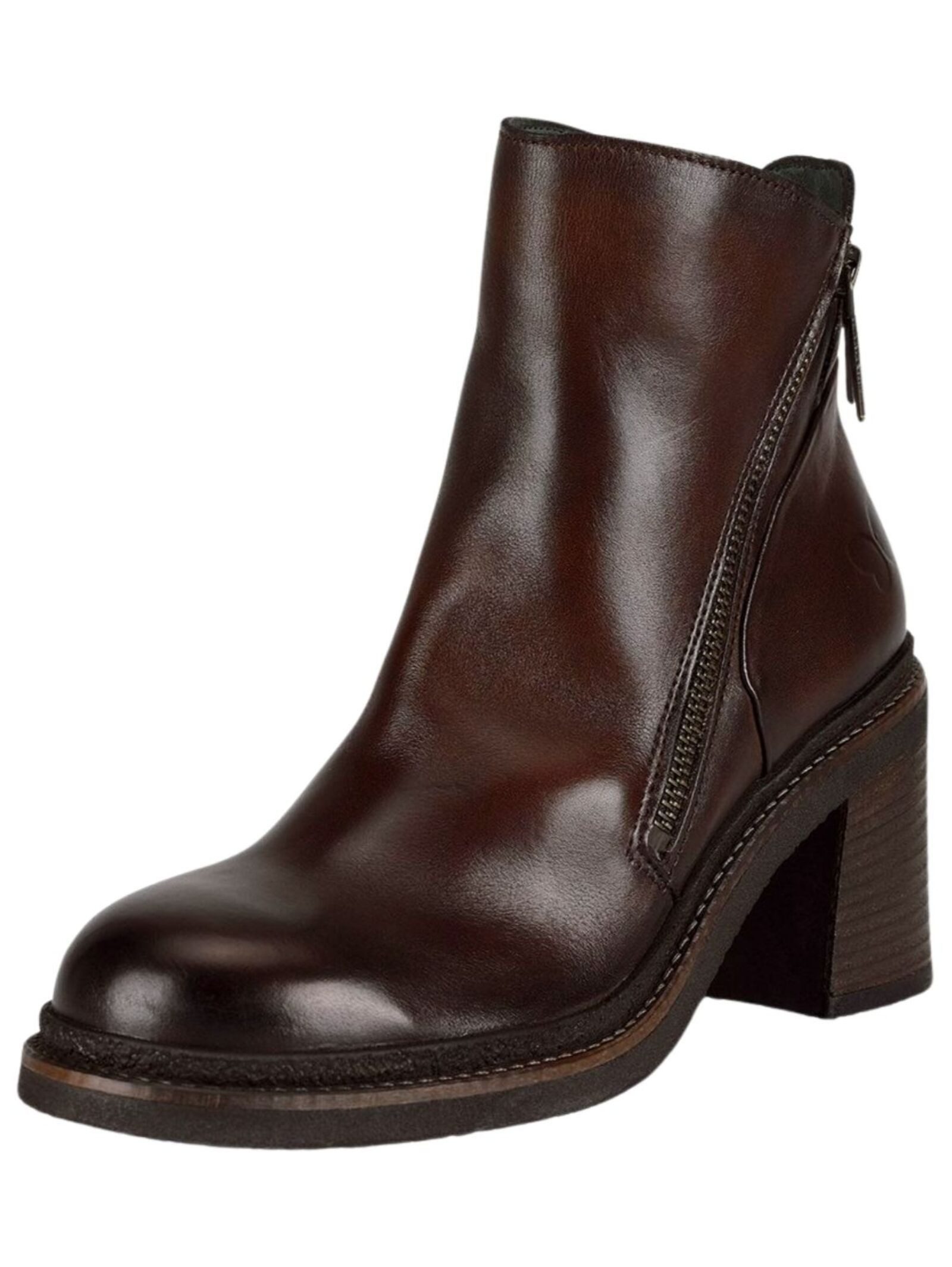 Stiefelette Leder . Stiefelette
