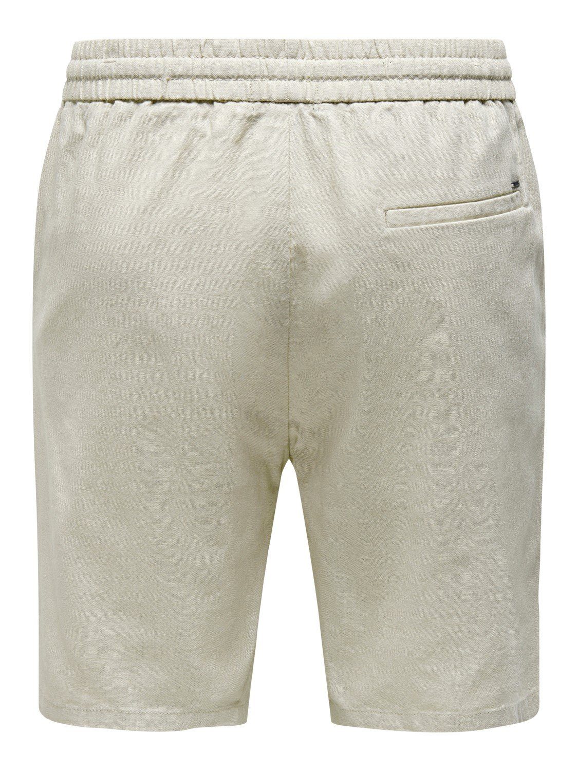 Lining 22024967 SONS ONLY Shorts Baumwollmix & ONSLINUS Silver aus