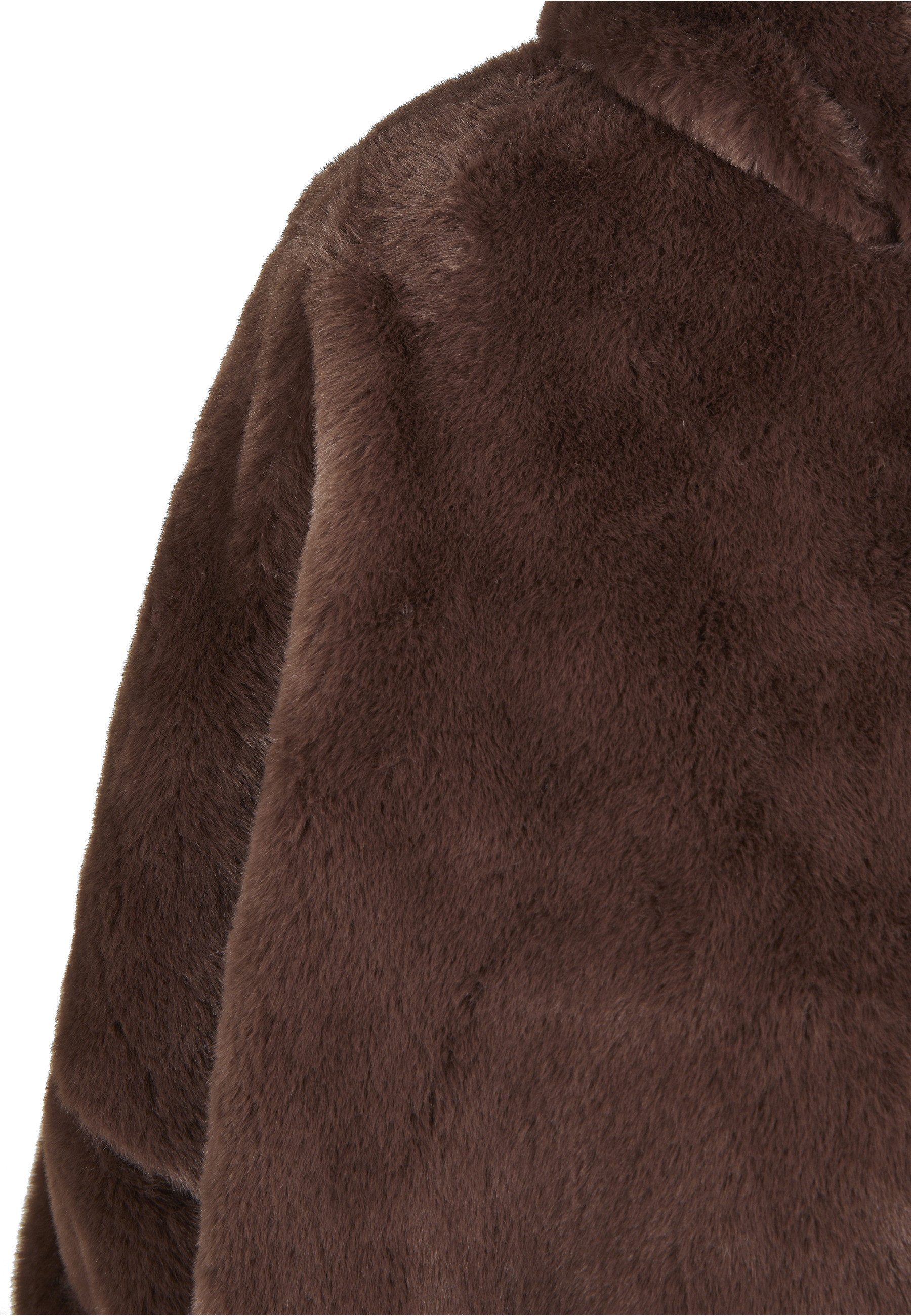Fubu Collegejacke Fubu Damen FW224-022-1 Signature Rhinestone Fur Jacket brown (1-St)