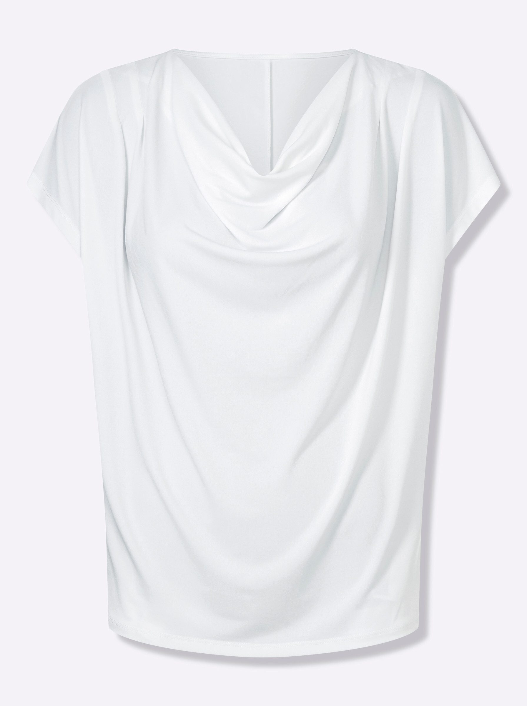 T-Shirt Wasserfallshirt Kurzarm