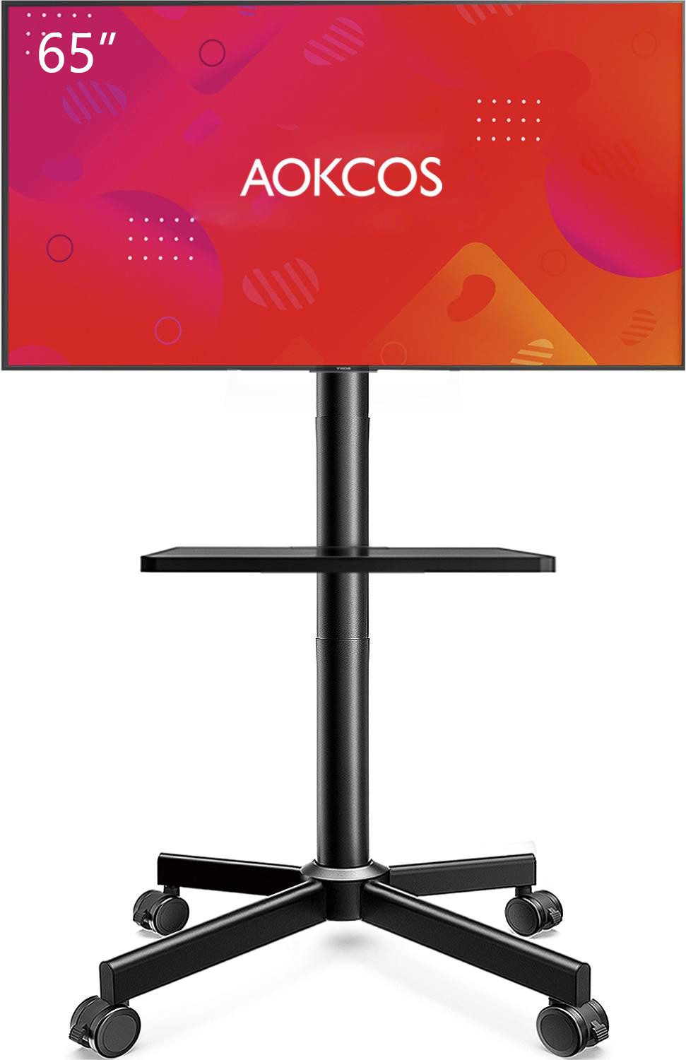 AOKCOS TV-Ständer, (bis 65 Zoll, Einfache Montage)