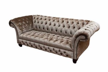 JVmoebel Chesterfield-Sofa, Sofa Dreisitzer Chesterfield Wohnzimmer Klassisch Design Couch