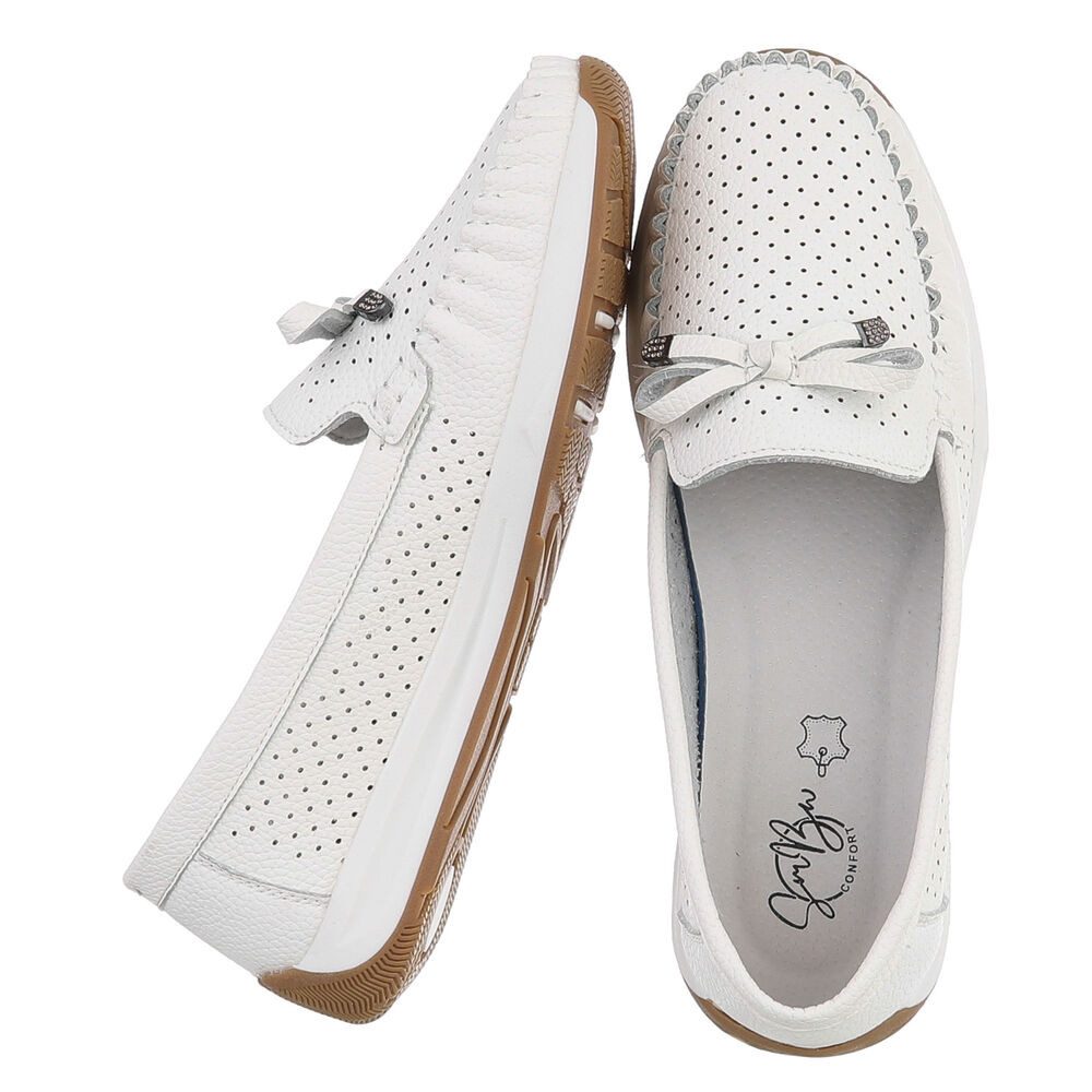 Ital-Design Komfortabler Slipper mit durchlochten Details für Damen Slipper günstig online kaufen