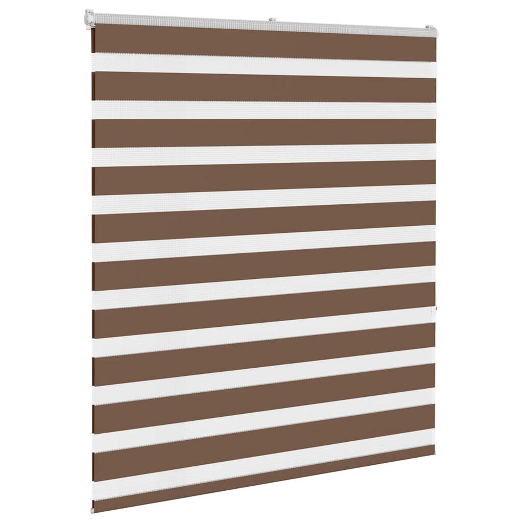 Rollo Doppelrollo Braun 120x150 cm Stoffbreite 115,9 cm Polyester, vidaXL