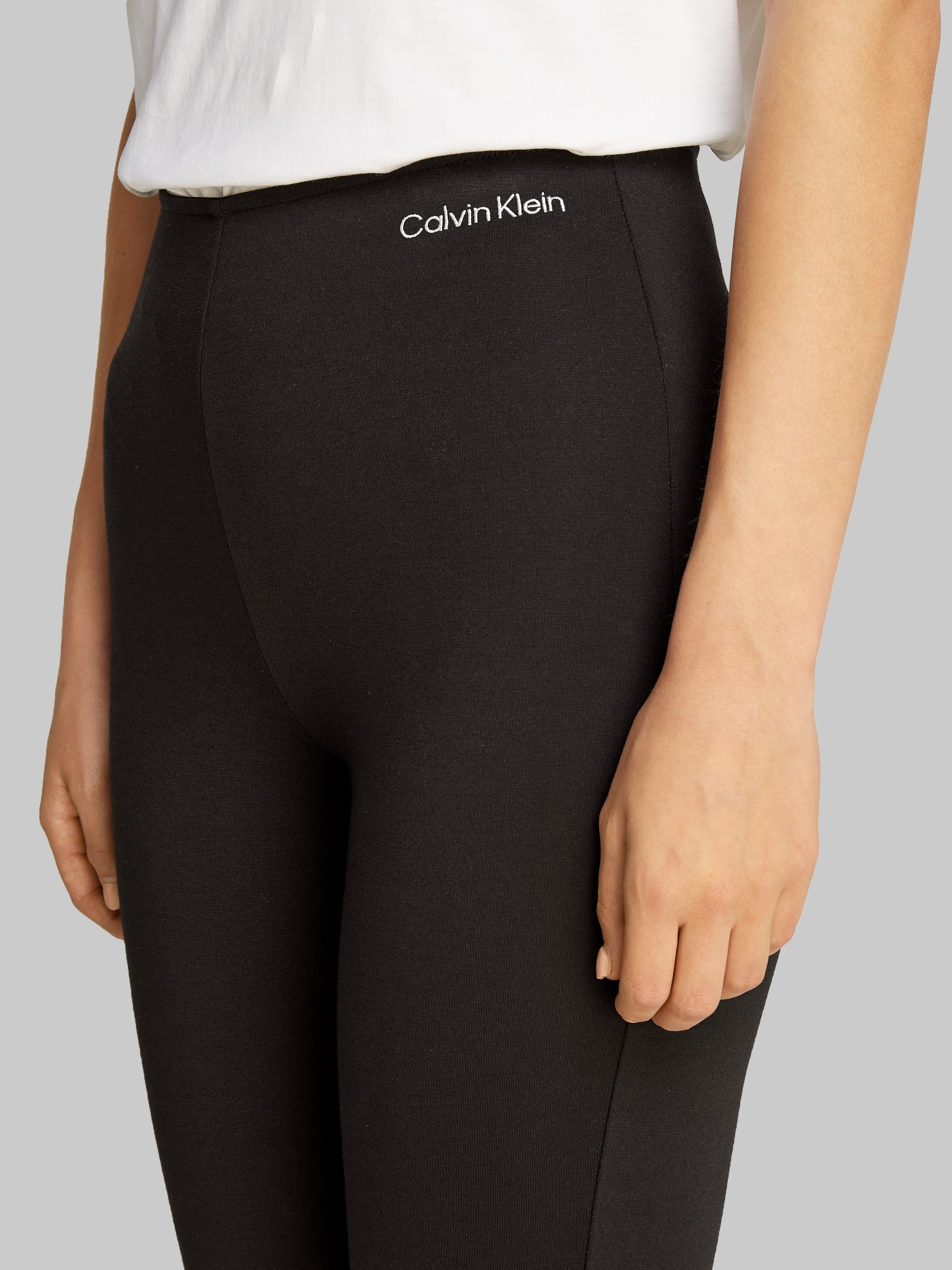 Calvin Klein Jeans Bootcuthose MILANO LOGO ELASTIC LEGGINGS mit Logodruck günstig online kaufen