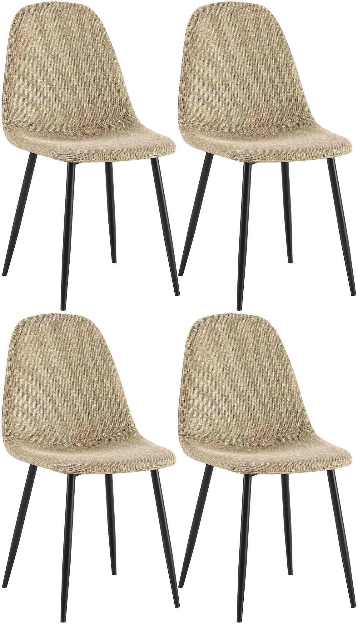 CLP Esszimmerstuhl Napier (4er Set), Metall, günstig online kaufen