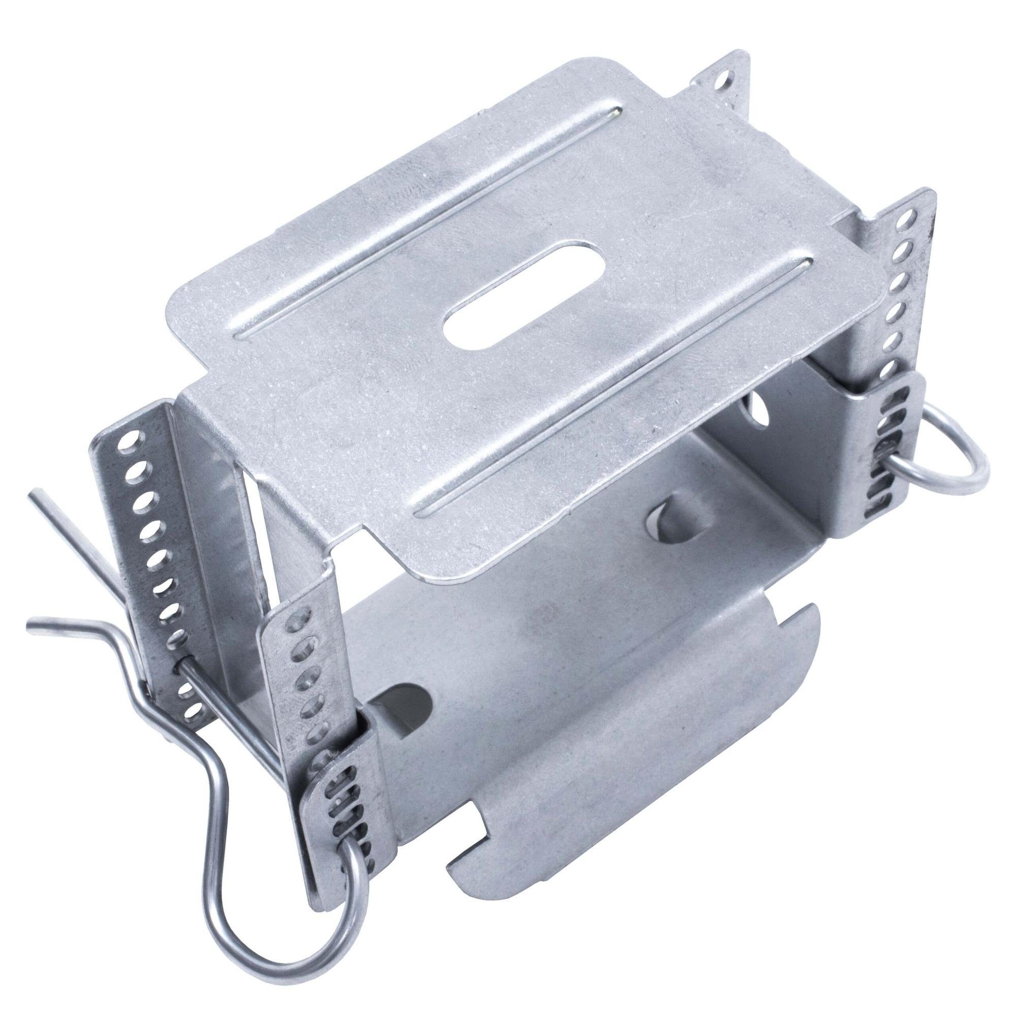 PROTEKTOR Profil Direktabhänger CD-Profil (59–108 mm, 100 Stück, silber, 100-St), Justierbar, für CD-Profil 60/27, Made in Germany