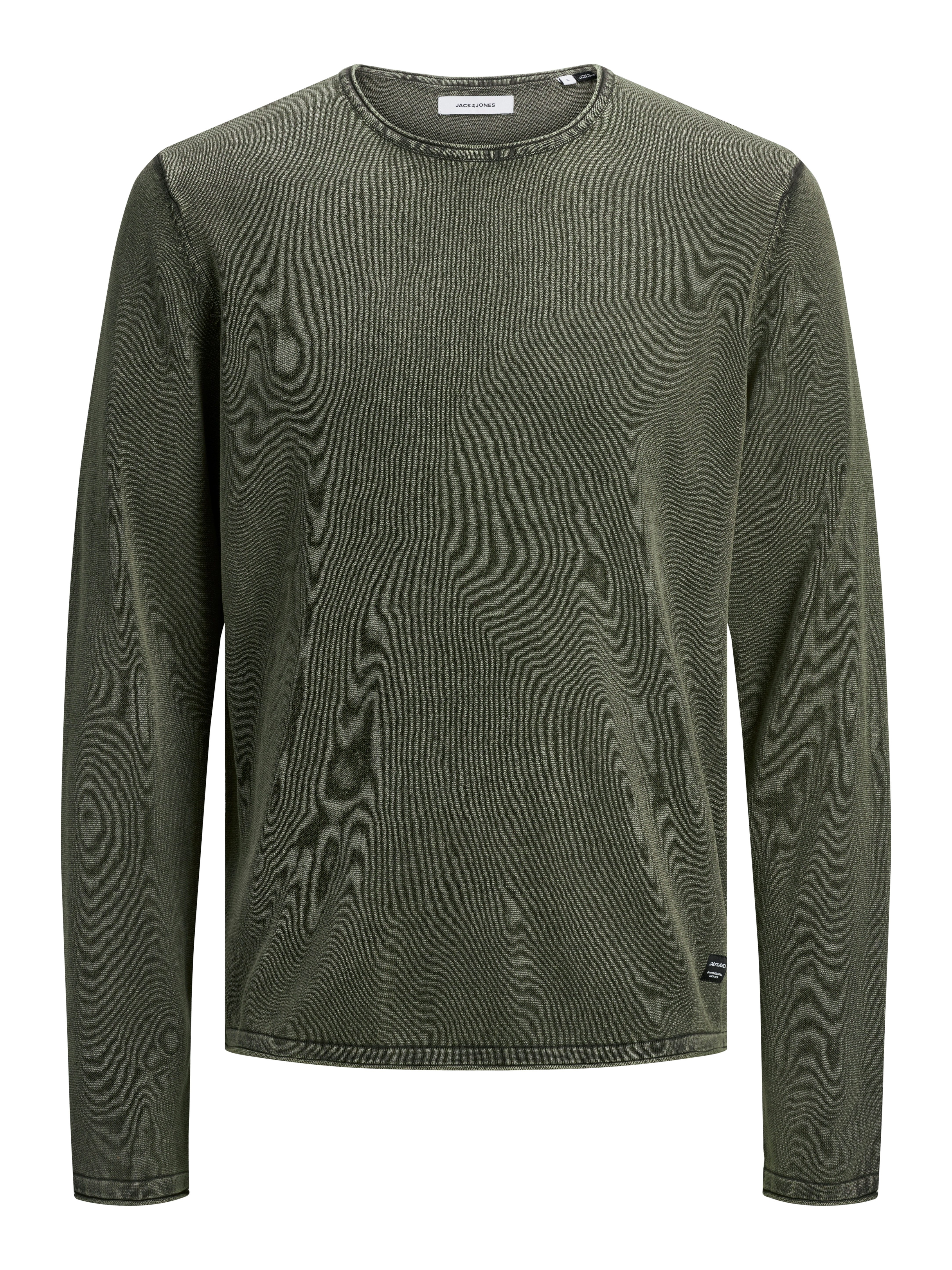 Rundhalspullover JJELEO KNIT CREW NECK NOOS