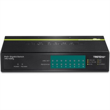 Trendnet TPE-TG80g 8-Port PoE Switch GREENnet Gigabit Netzwerk-Switch