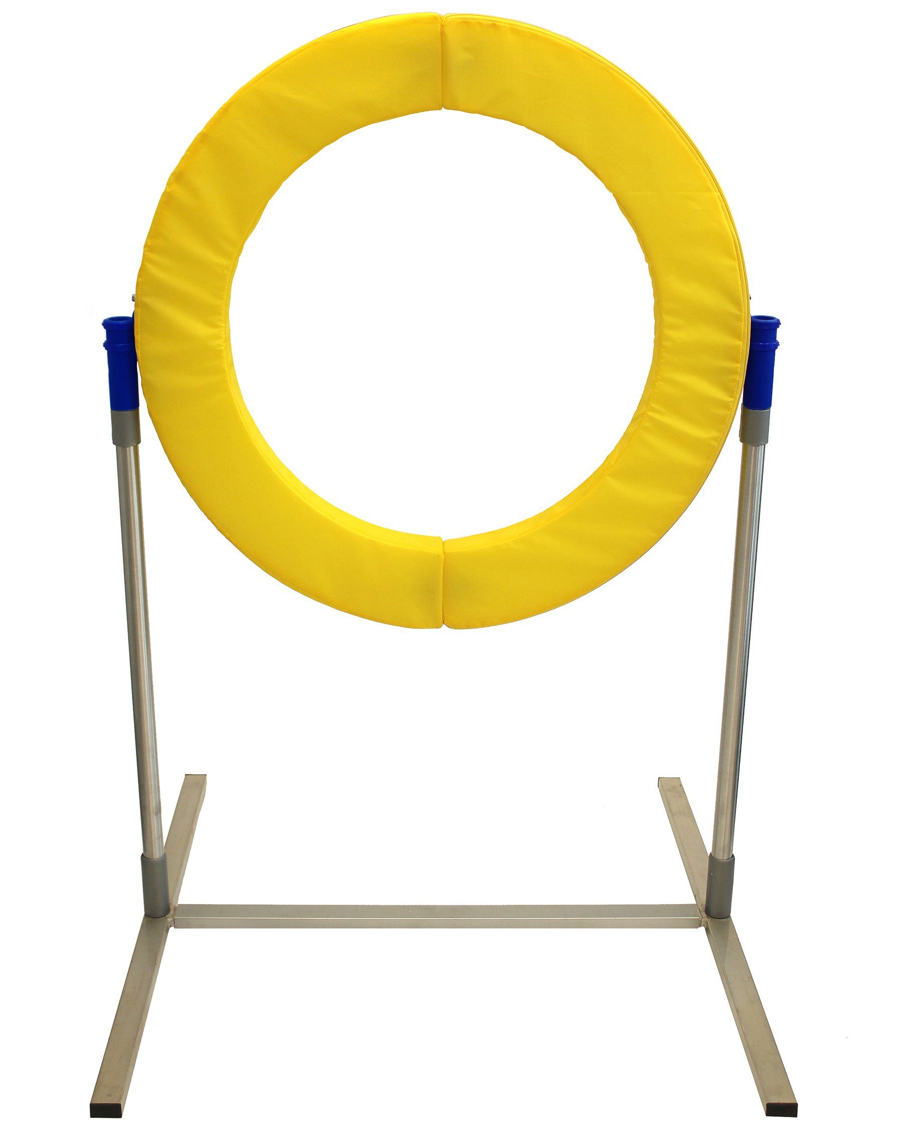 Superhund Agility-Reifen Safety Agility-Reifen, FCI-konform, Stabiles Gestell aus Metall/Alu, Reifen mit Schaumstofffüllung und wasserabweisendem Überzug.